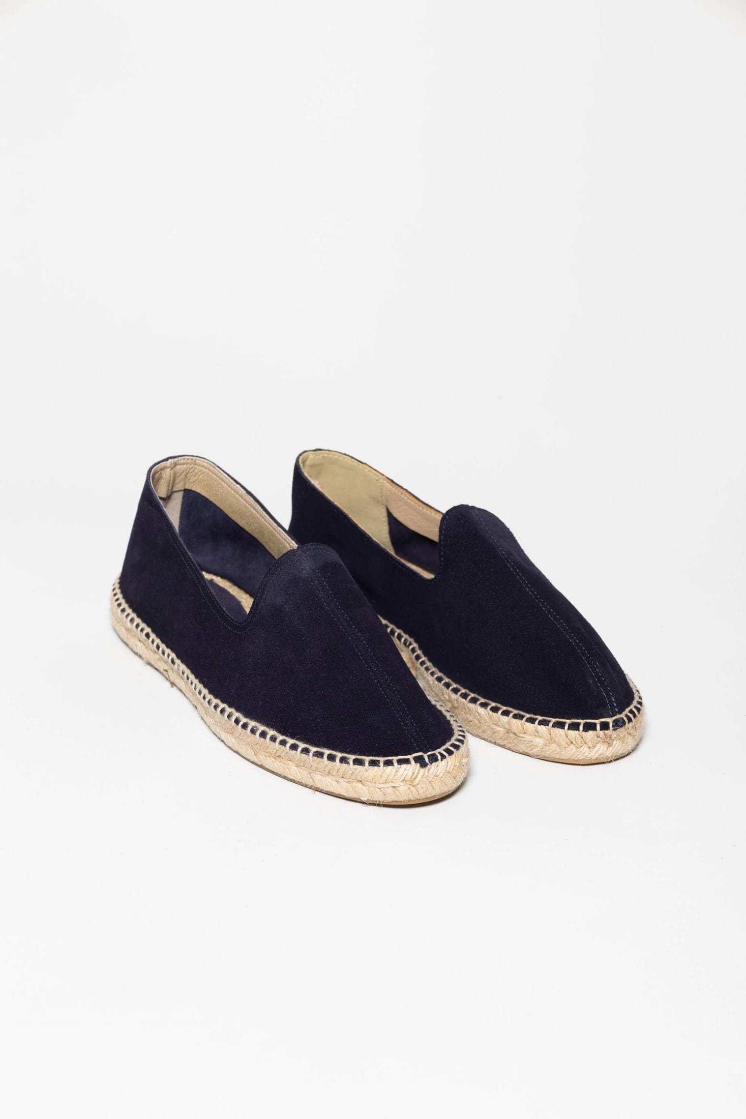 Men's leather espadrille navy - imagen 2