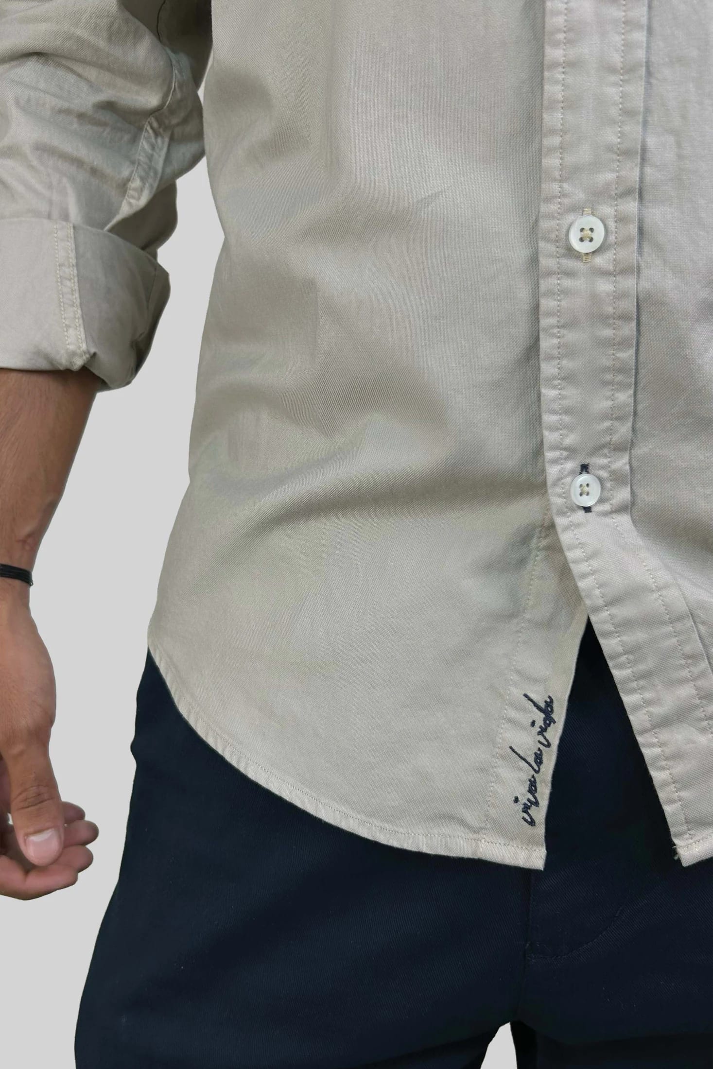 CAMISA OXFORD KHAKI - imagen 6