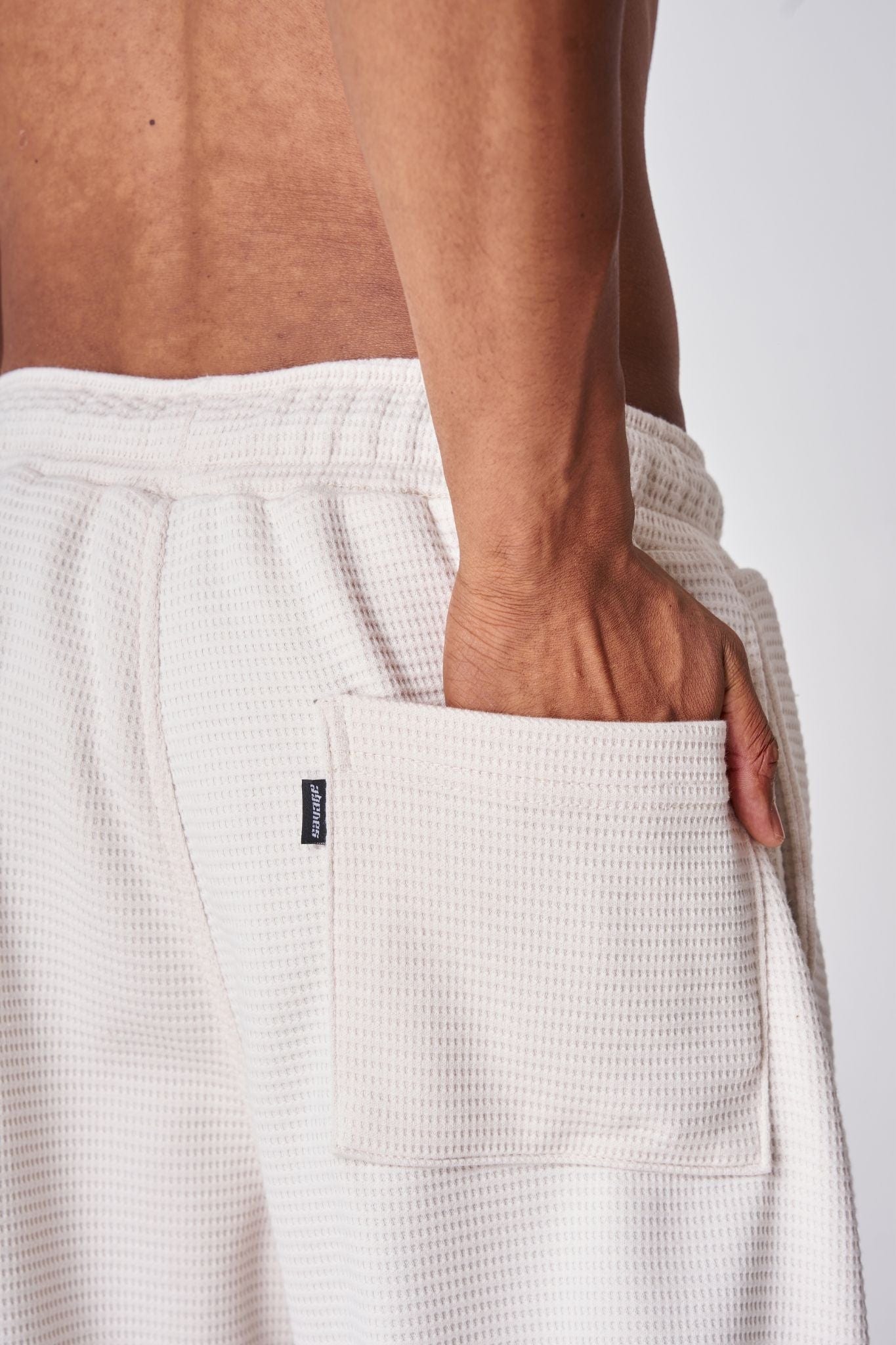 Sweet pant Marfil textura cuadros 14372 - imagen 5