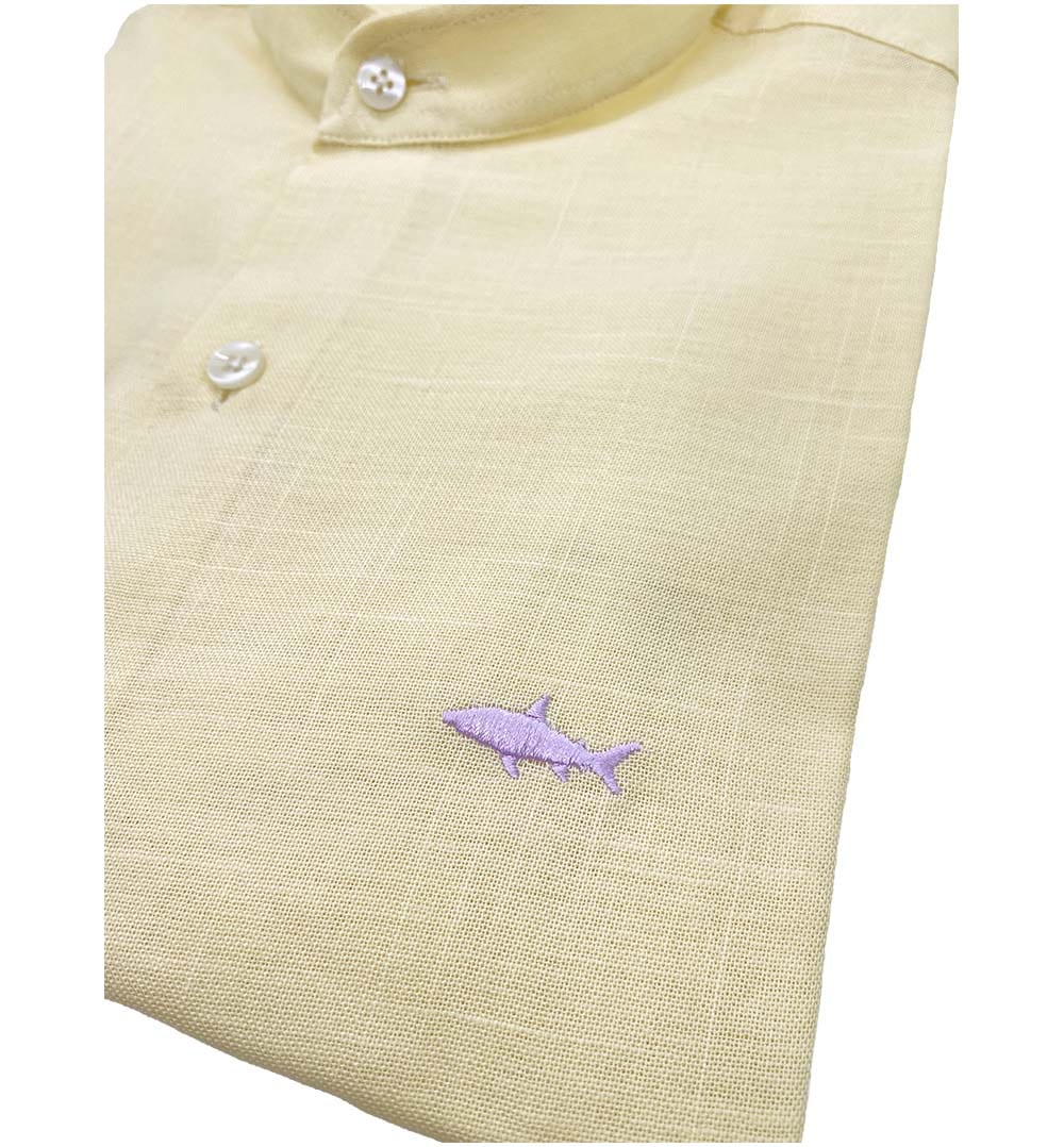 CAMISA NERU AMARILLO PASTEL - imagen 2
