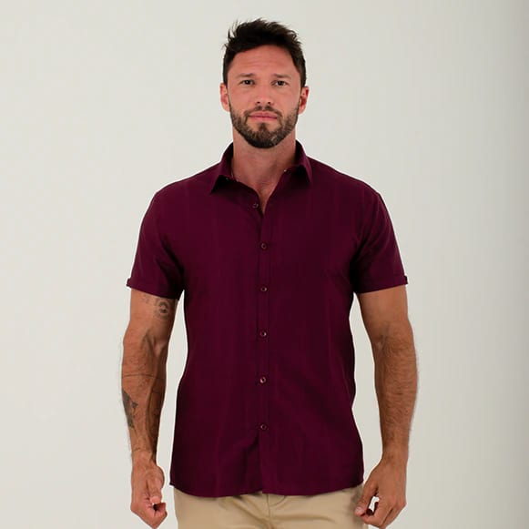 CAMISA MC 100% ALGODON TEXTURA HOMBRE - imagen 2