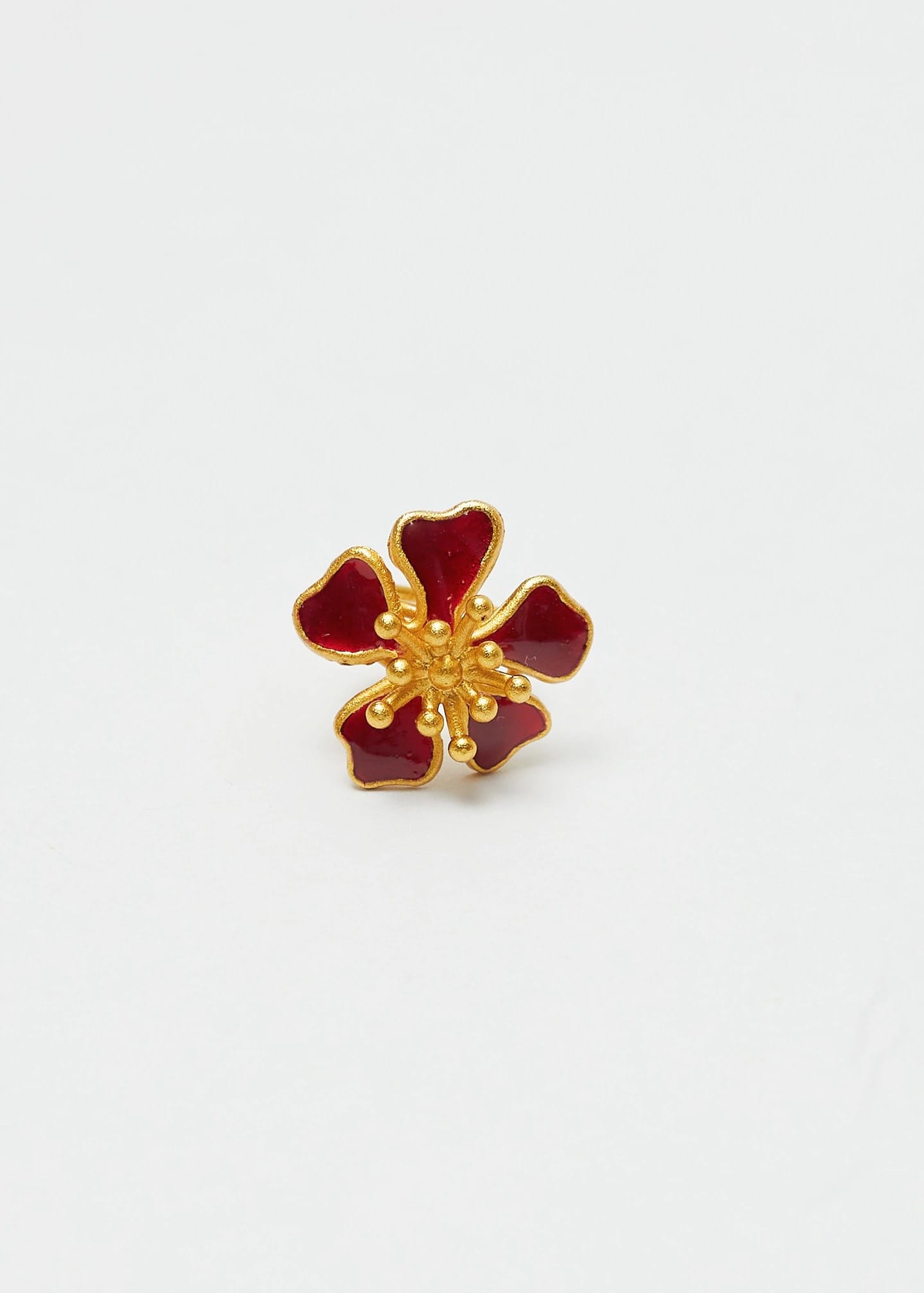 Earcuff Aurora mini rojo vino - imagen 1