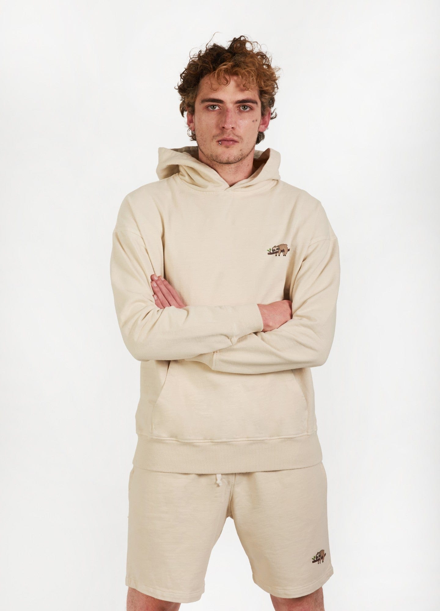 Basic Ciampino Hoodie - Crema - imagen 3