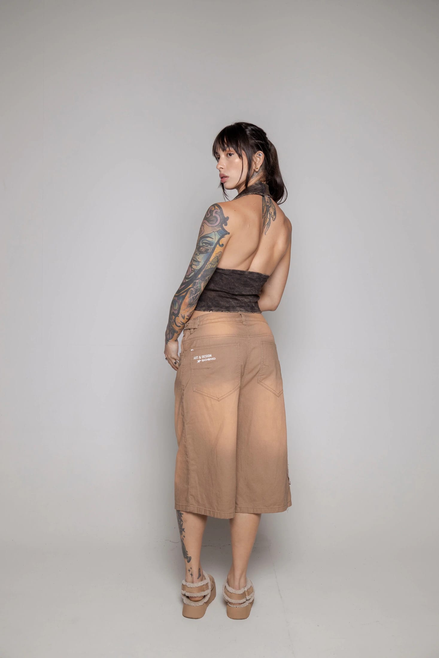 Jorts Dama Courage Sogno-Camel - imagen 3