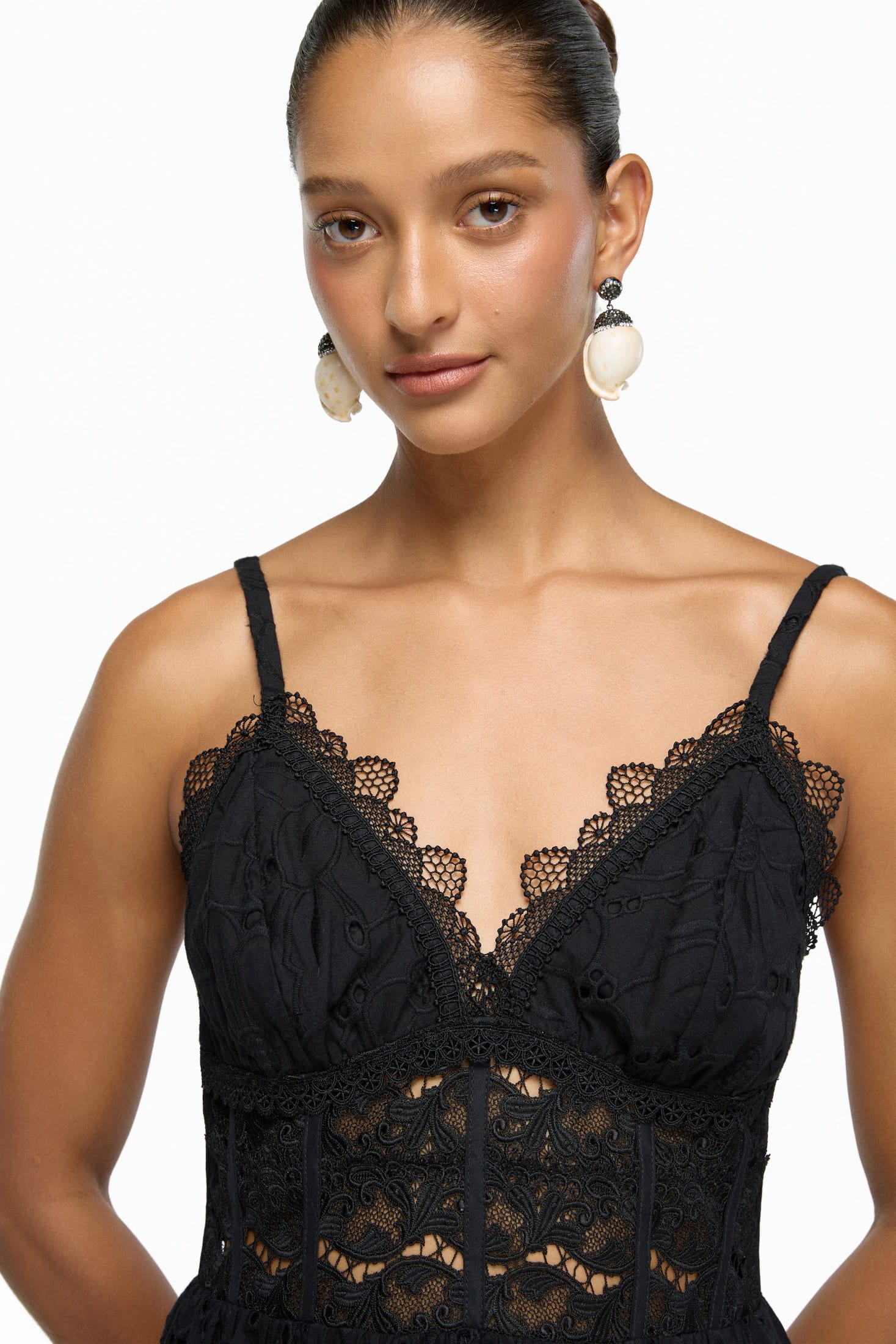 PENELOPE MIDI DRESS BLACK - imagen 2