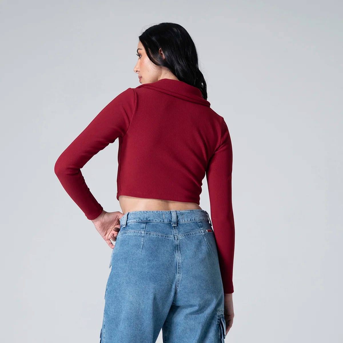 Blusa Corta Slim Manuelle - imagen 4
