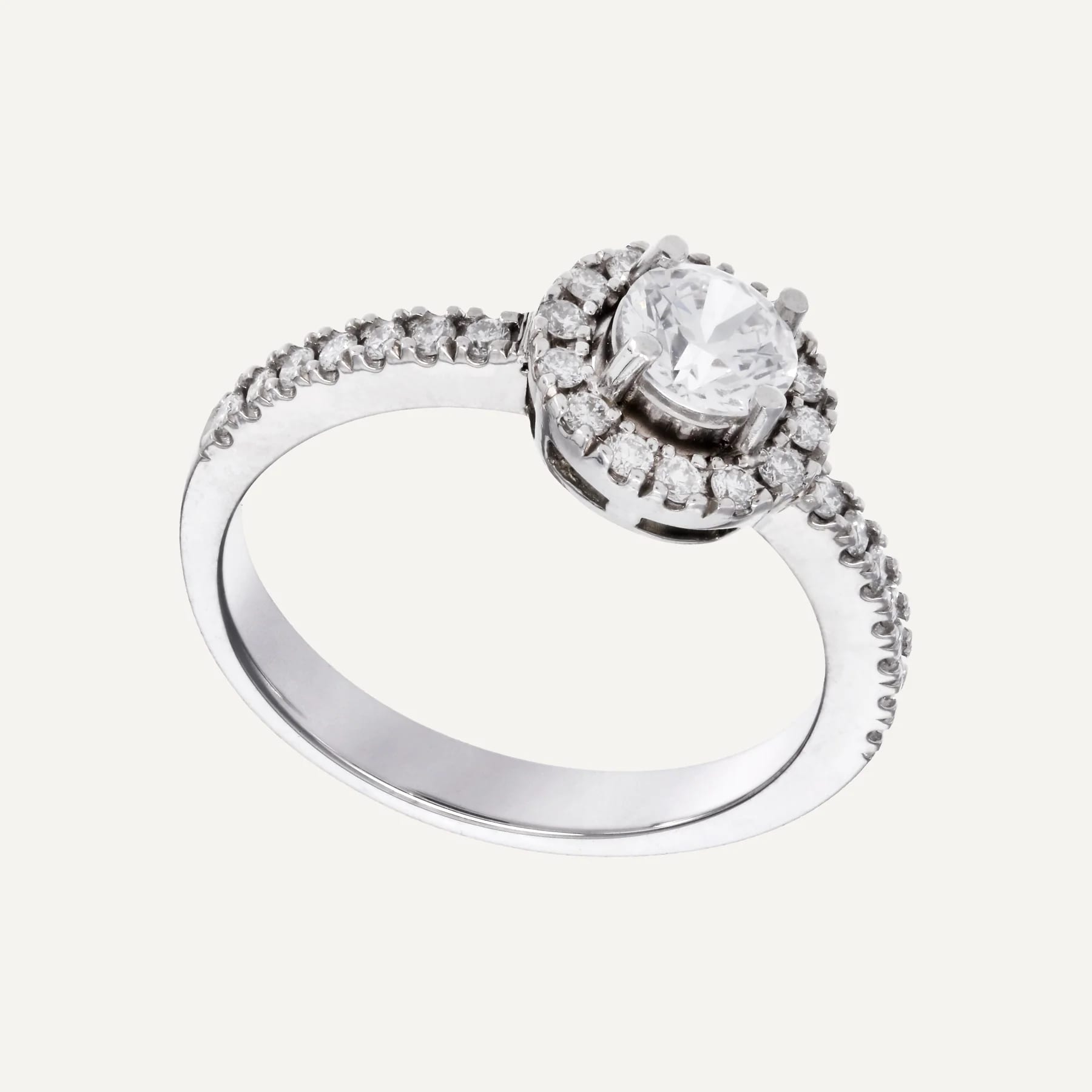 Anillo Halo engagement ring - imagen 3