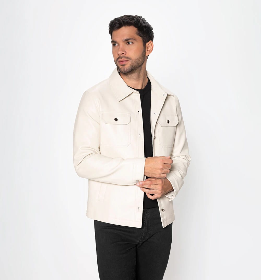 Sobrecamisa en pu - imagen 6