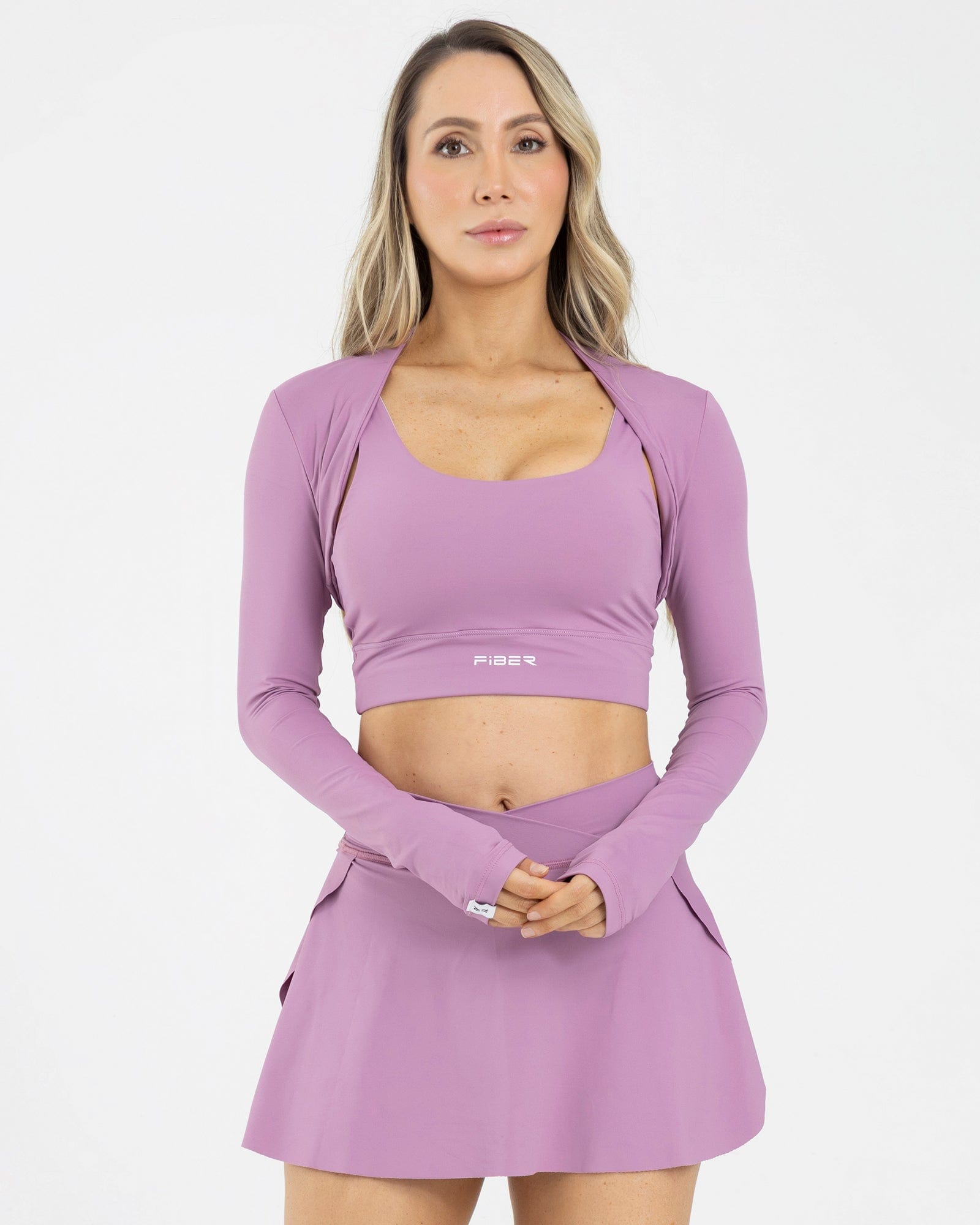 Top complemento layer rosa mouve level up FIBER - imagen 1