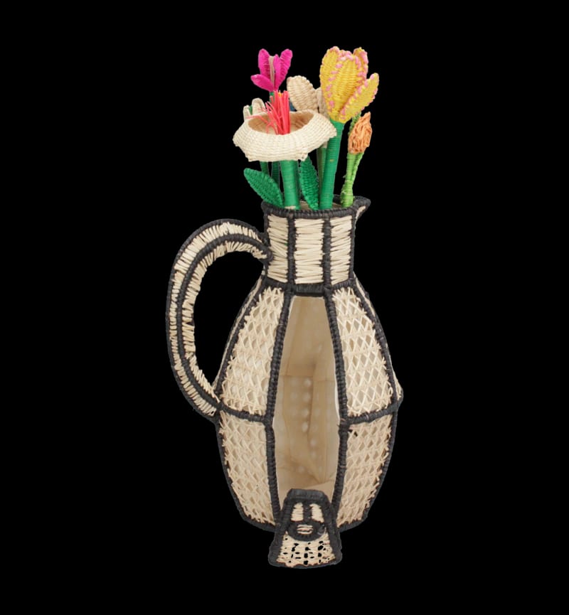 Cartera Florero Negra - imagen 2