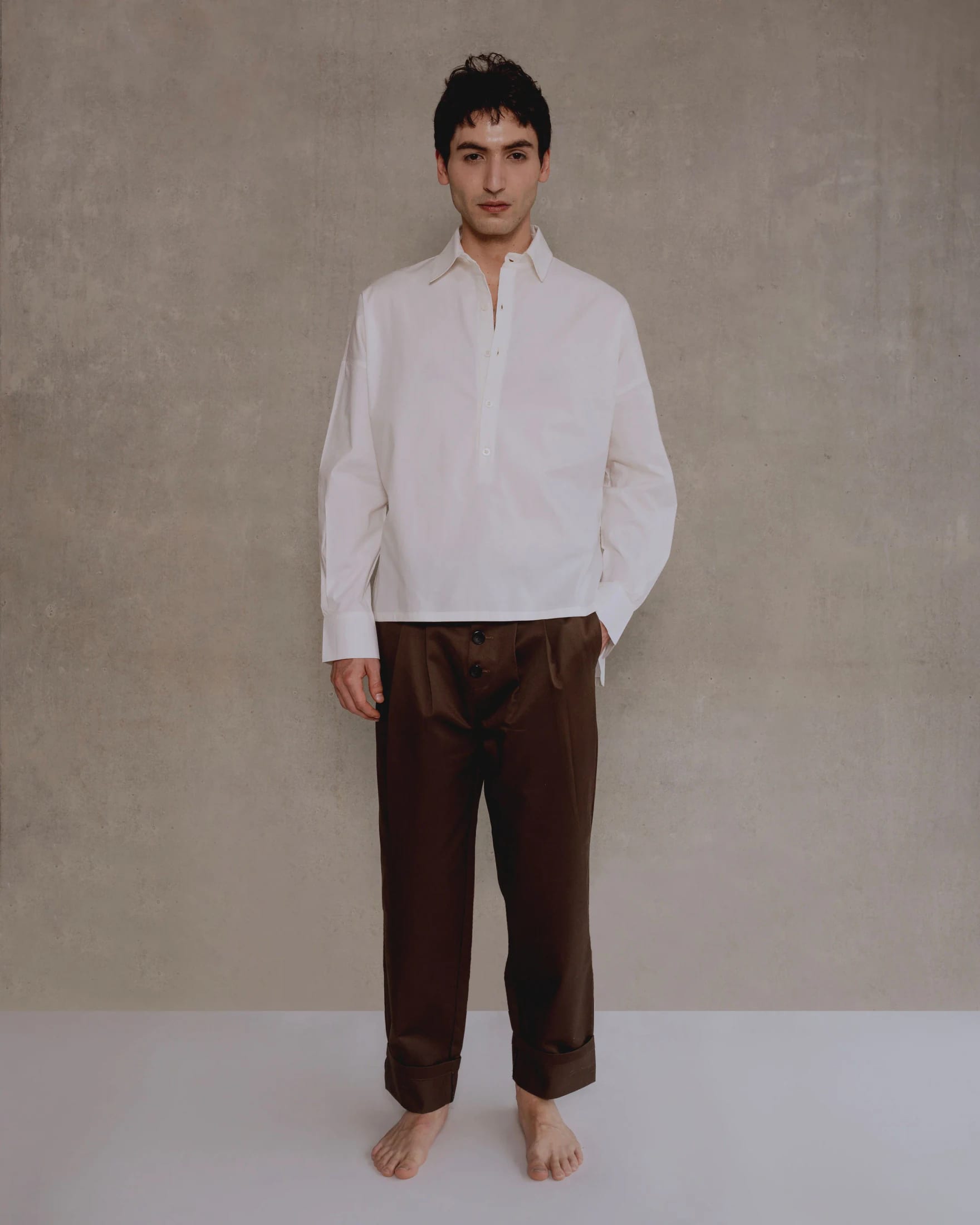 Dave Brown Trousers Man - imagen 2