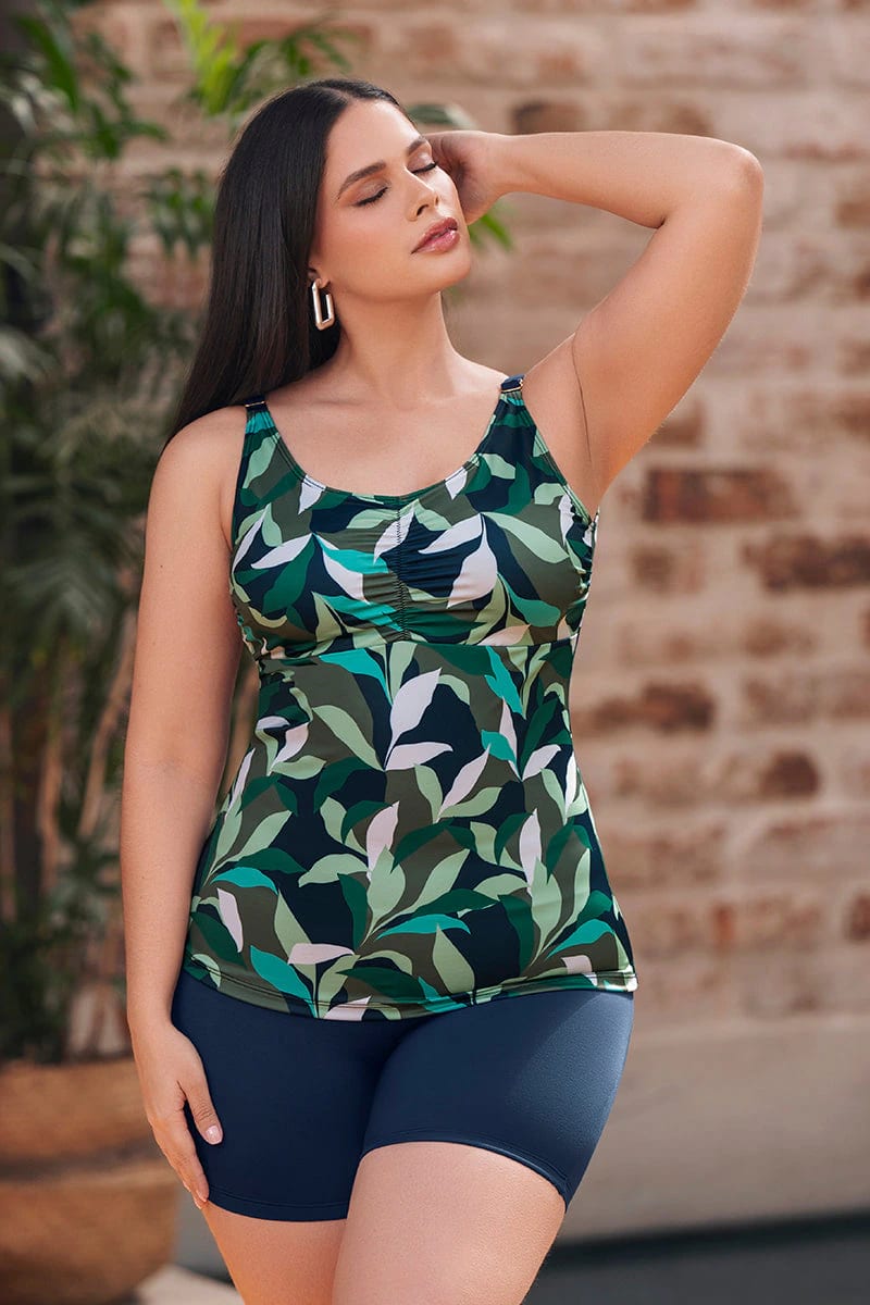 Vestido de Baño Tankini Estampado - imagen 1