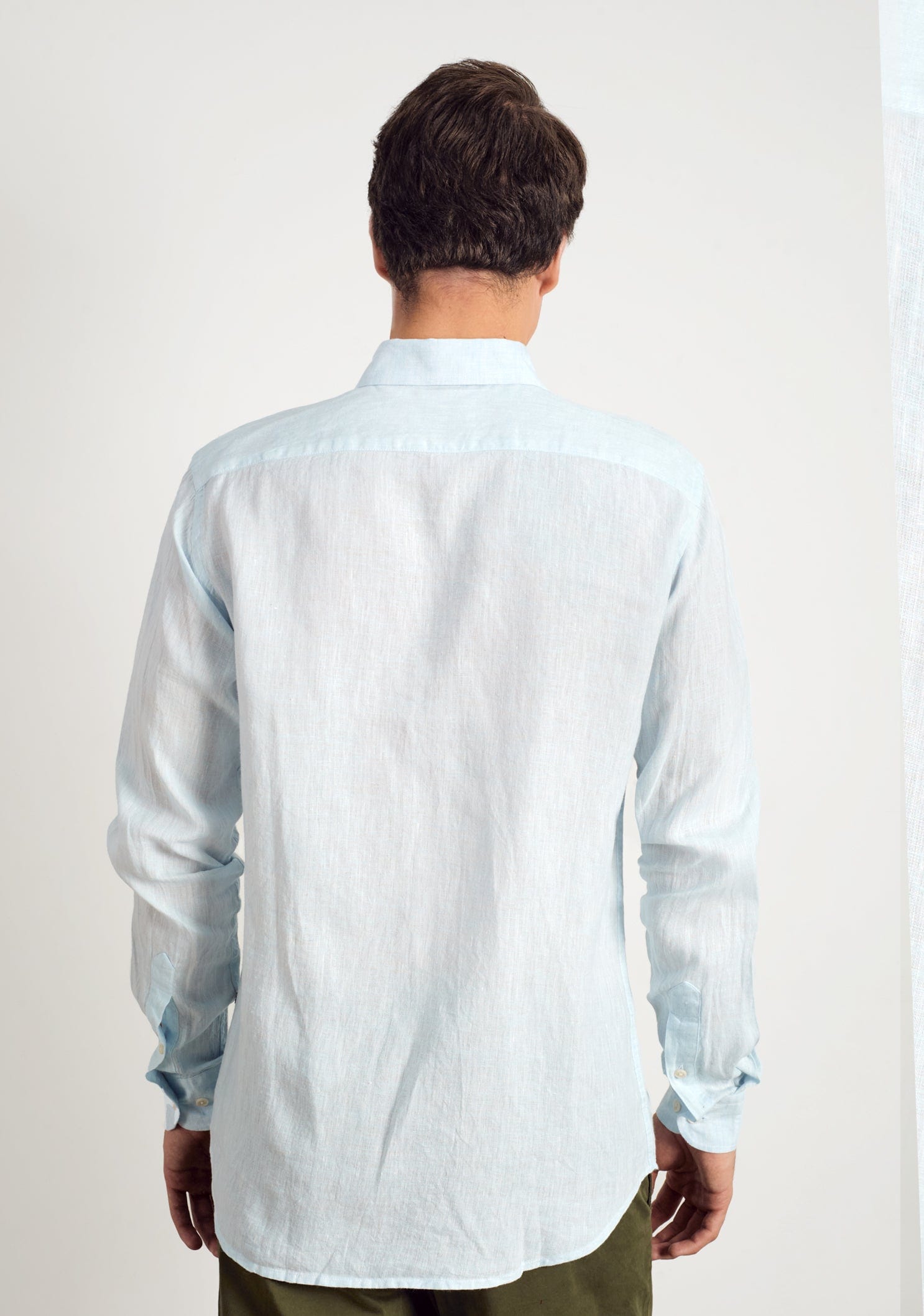 Camisa Lino CF Azul Celeste L-Fuc - imagen 4