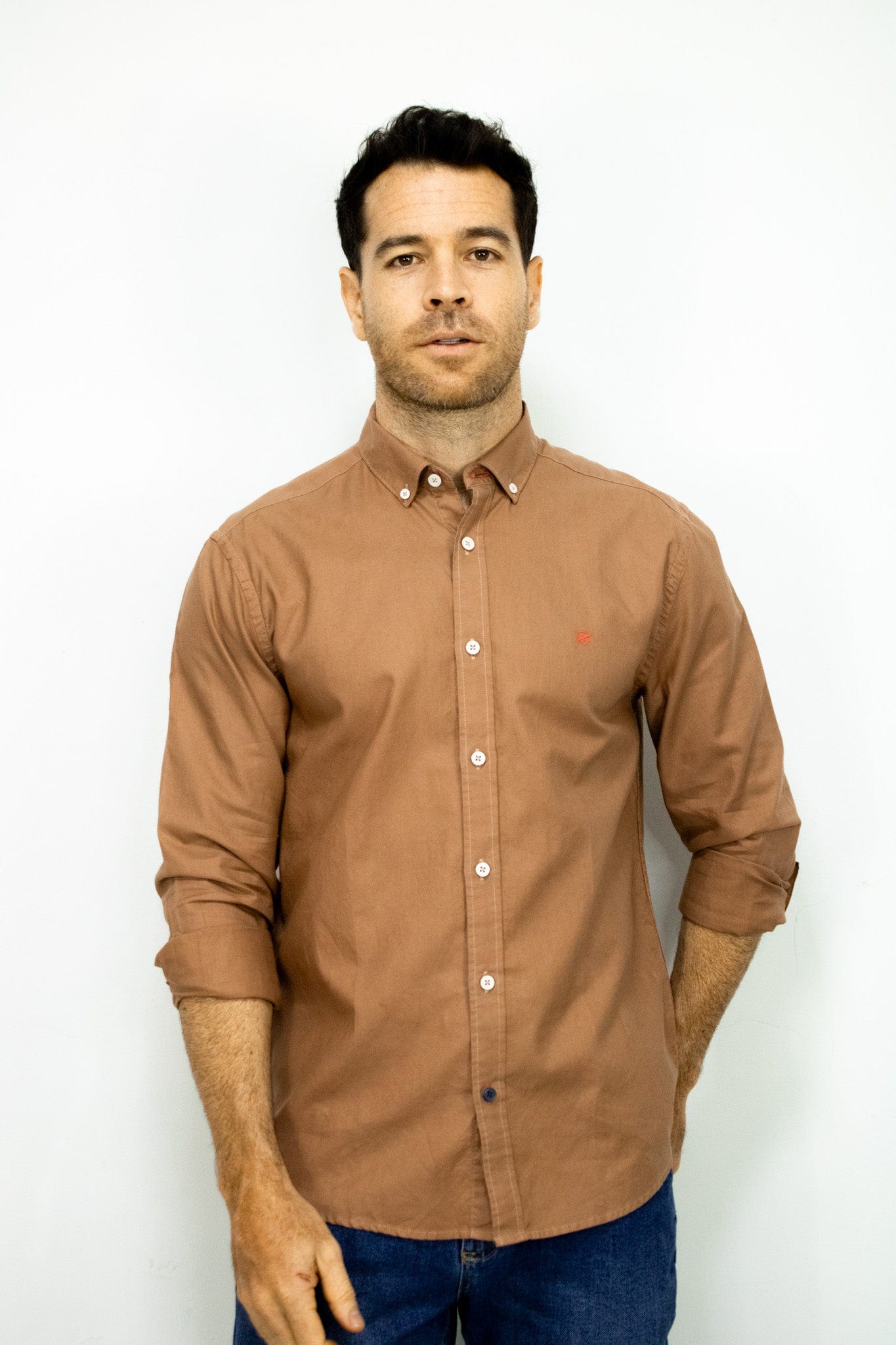 CAMISA OXFORD CAFE PARA HOMBRE - imagen 1