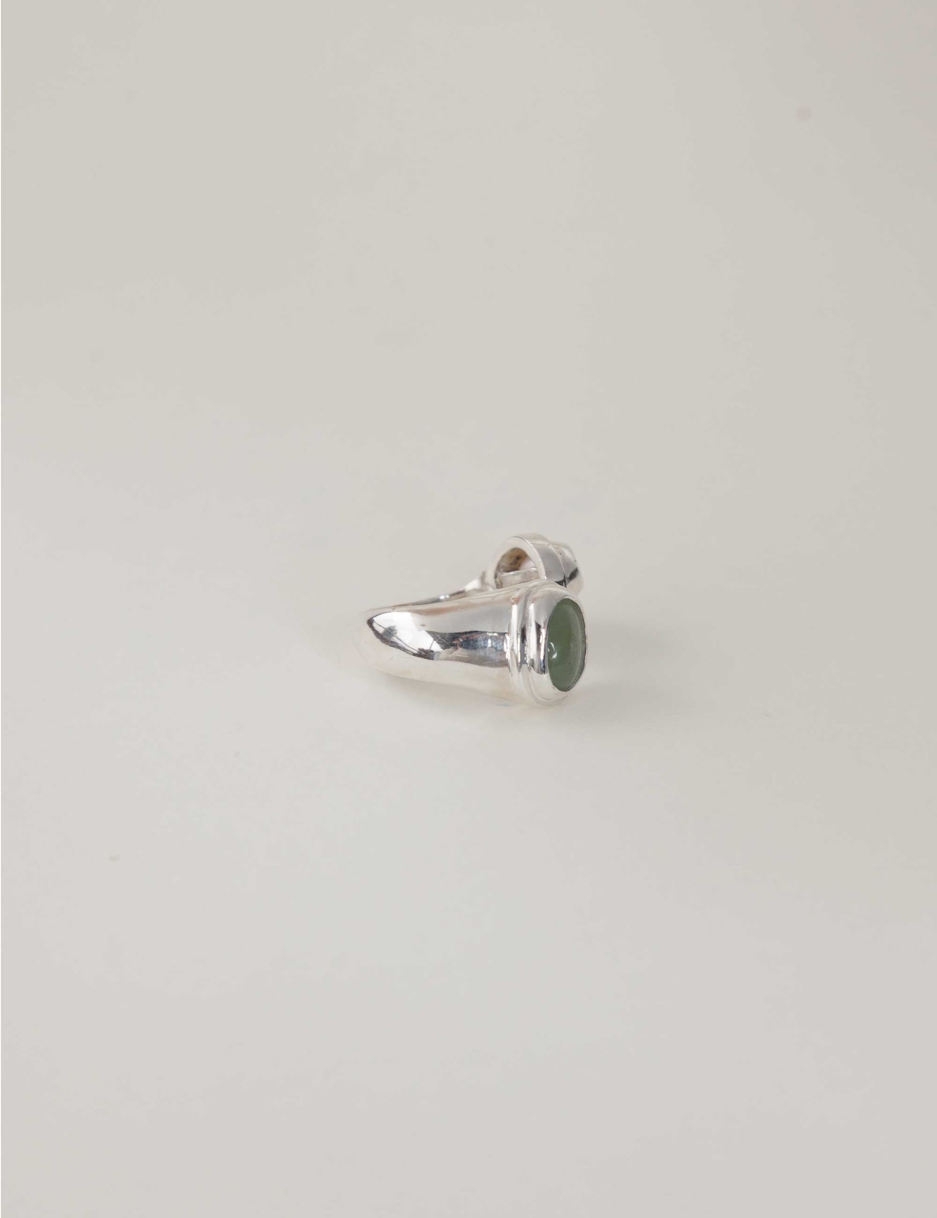 Anillo Lado Revés Crisoprasa - imagen 4