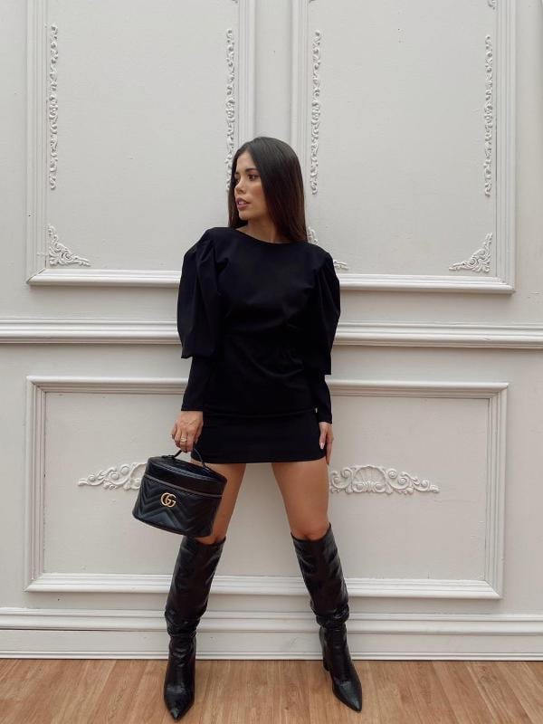 VESTIDO PANDORA IA NEGRO - imagen 1