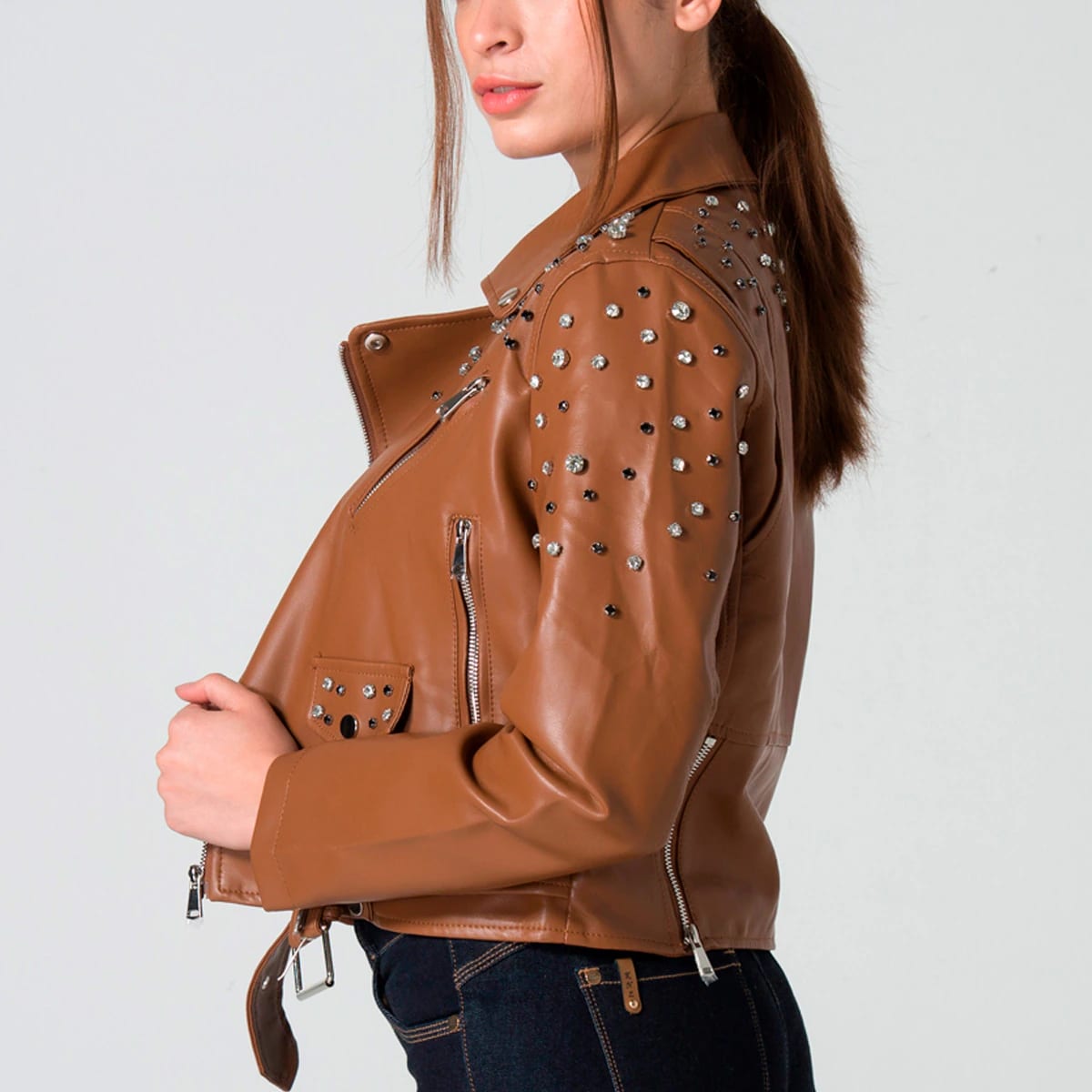 Chaqueta Sintetica Biker Crystal - imagen 19