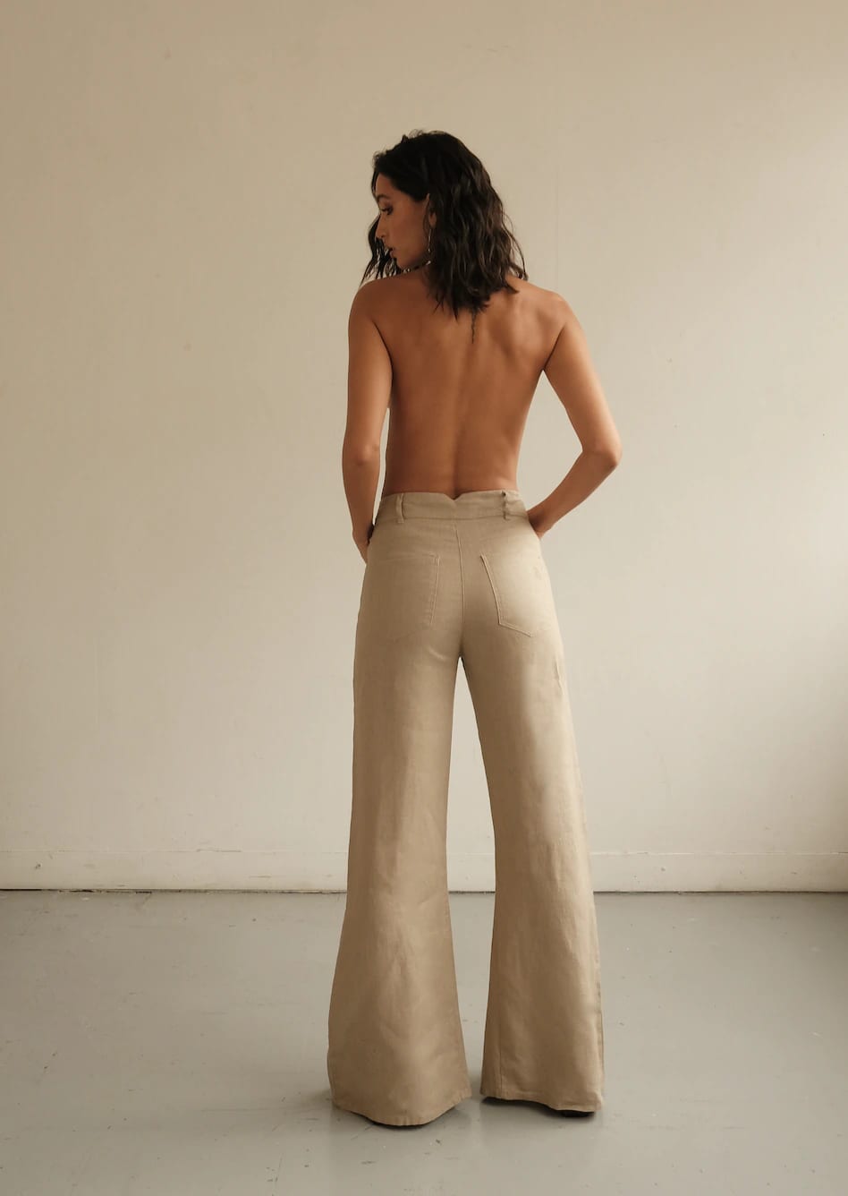 Pantalón Aire de lino | Mocca - imagen 3