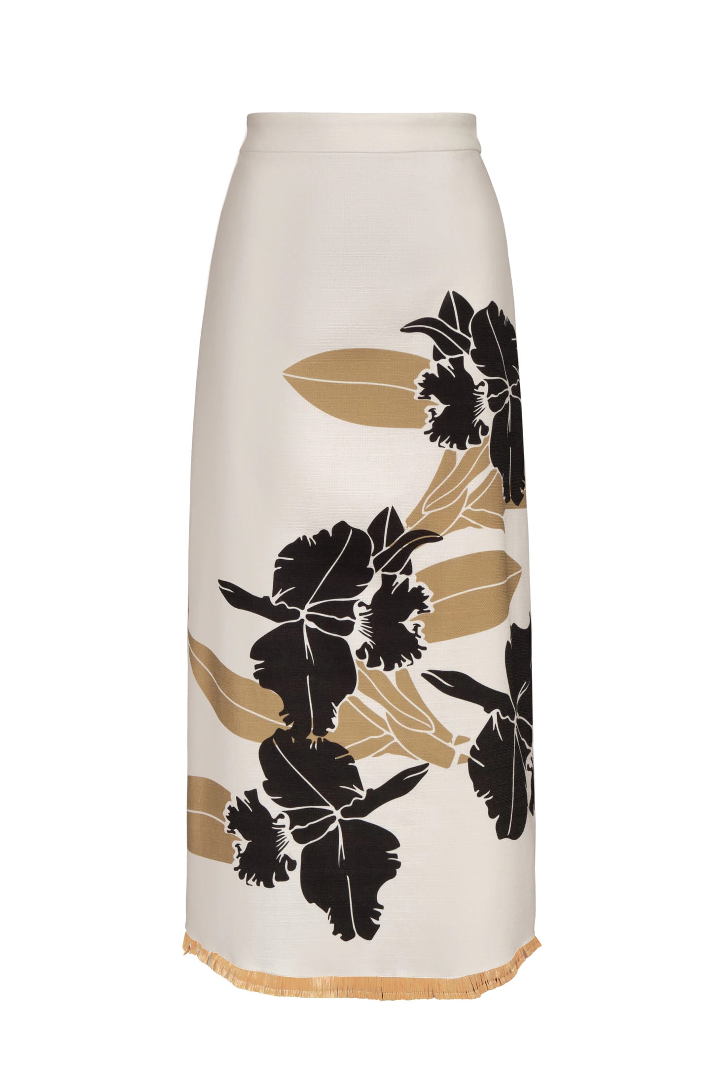 El Carmen Cotton Midi Skirt / Black Orchids - imagen 1