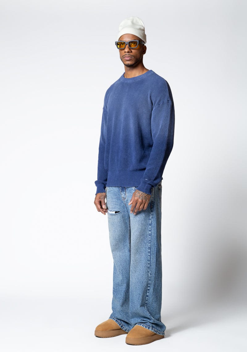 Dopamine blue knit crewneck - imagen 5