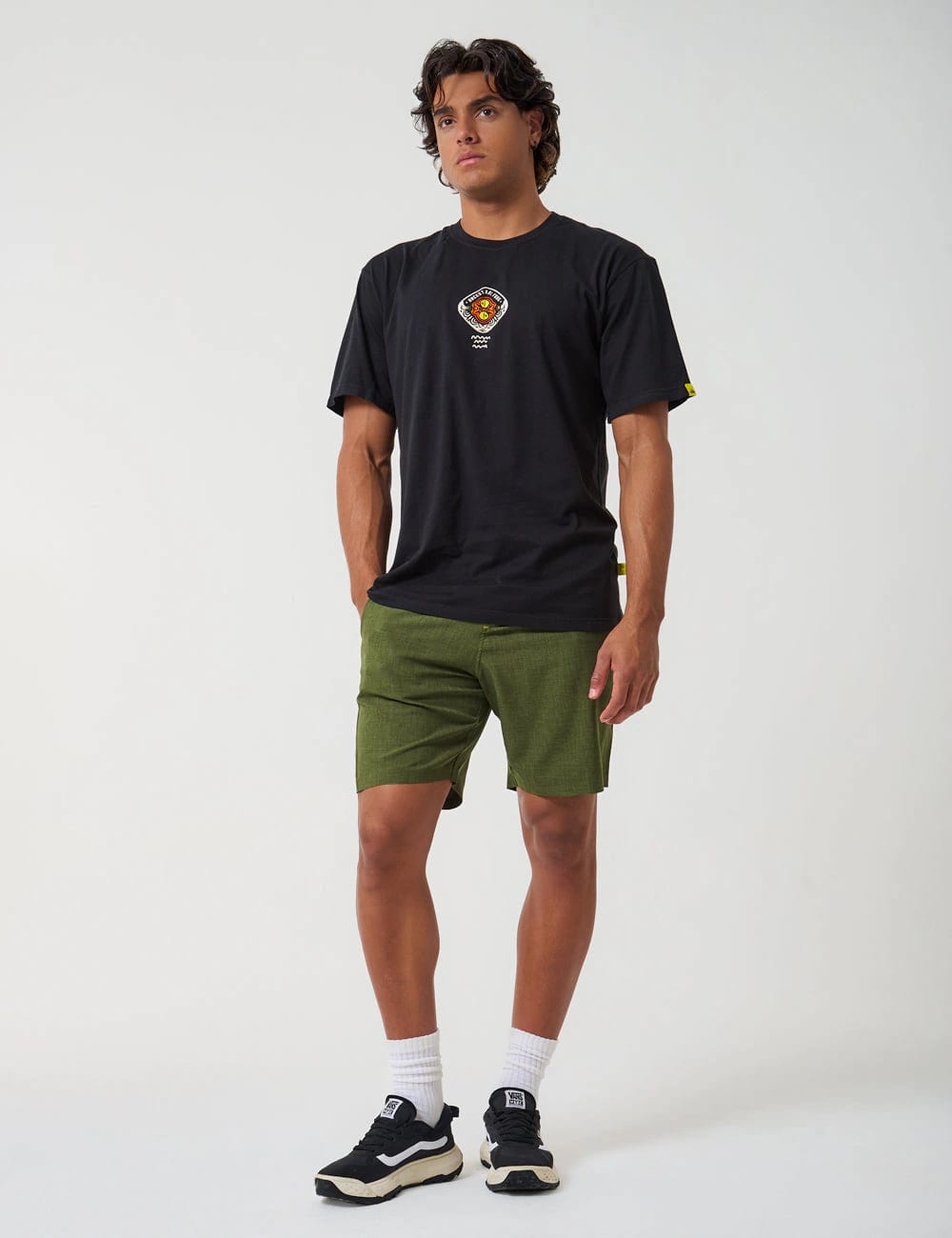 Camiseta Oversize Ancestral Frog negro Hombre - imagen 2