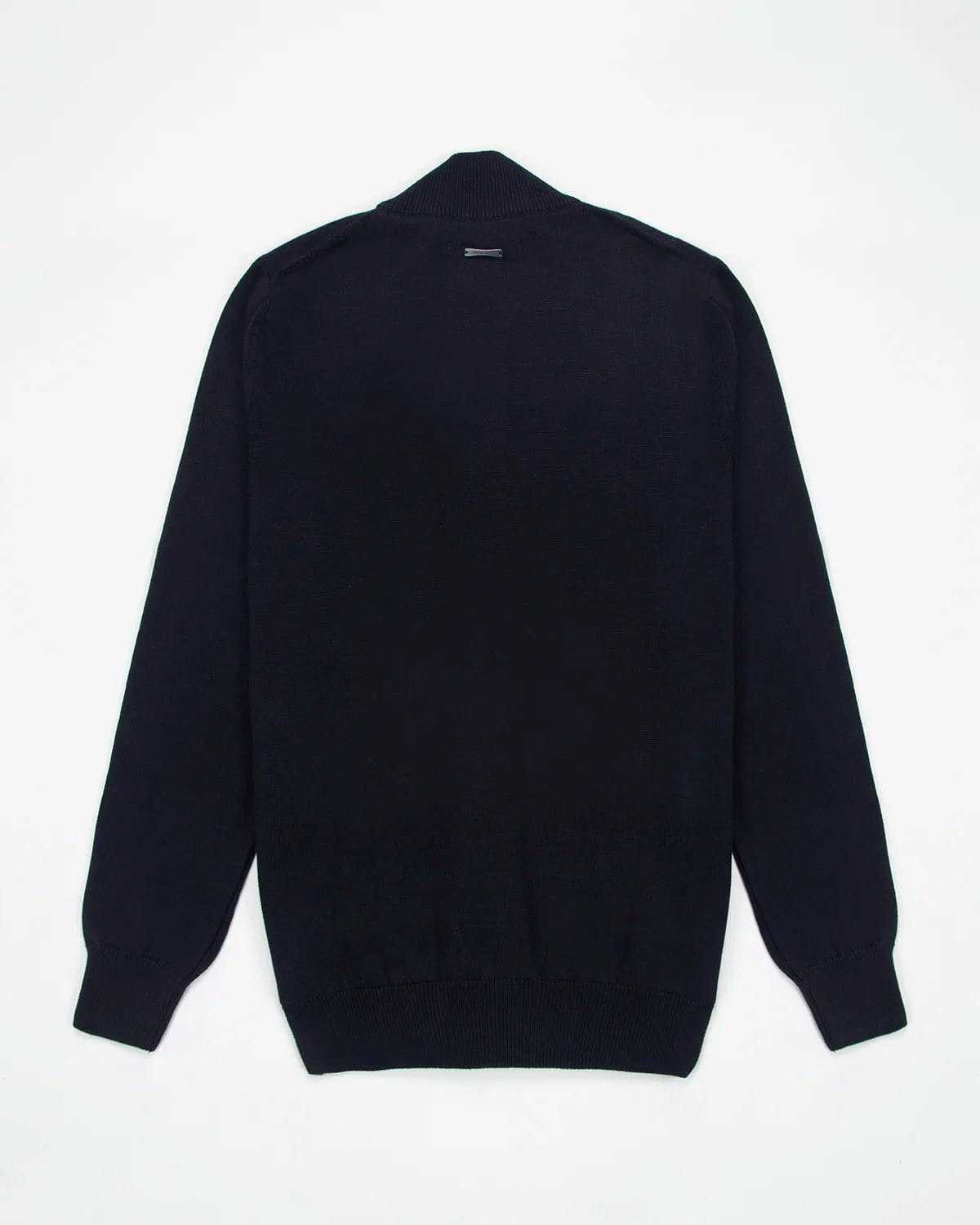 Chaqueta Punto Botón Contraste Algodón Azul Oscuro - imagen 4