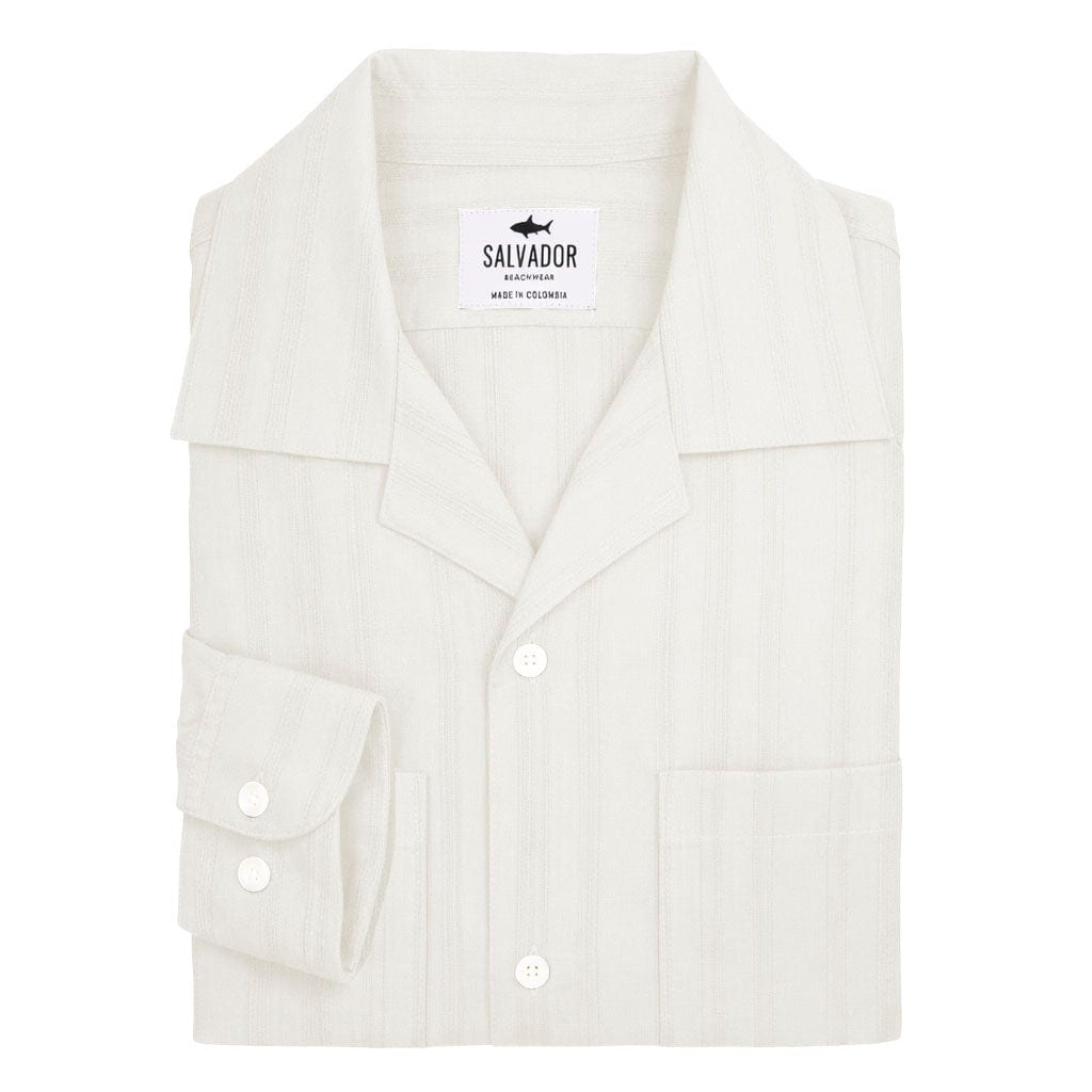 GUAYABERA BOLSILLOS BLANCA - imagen 1