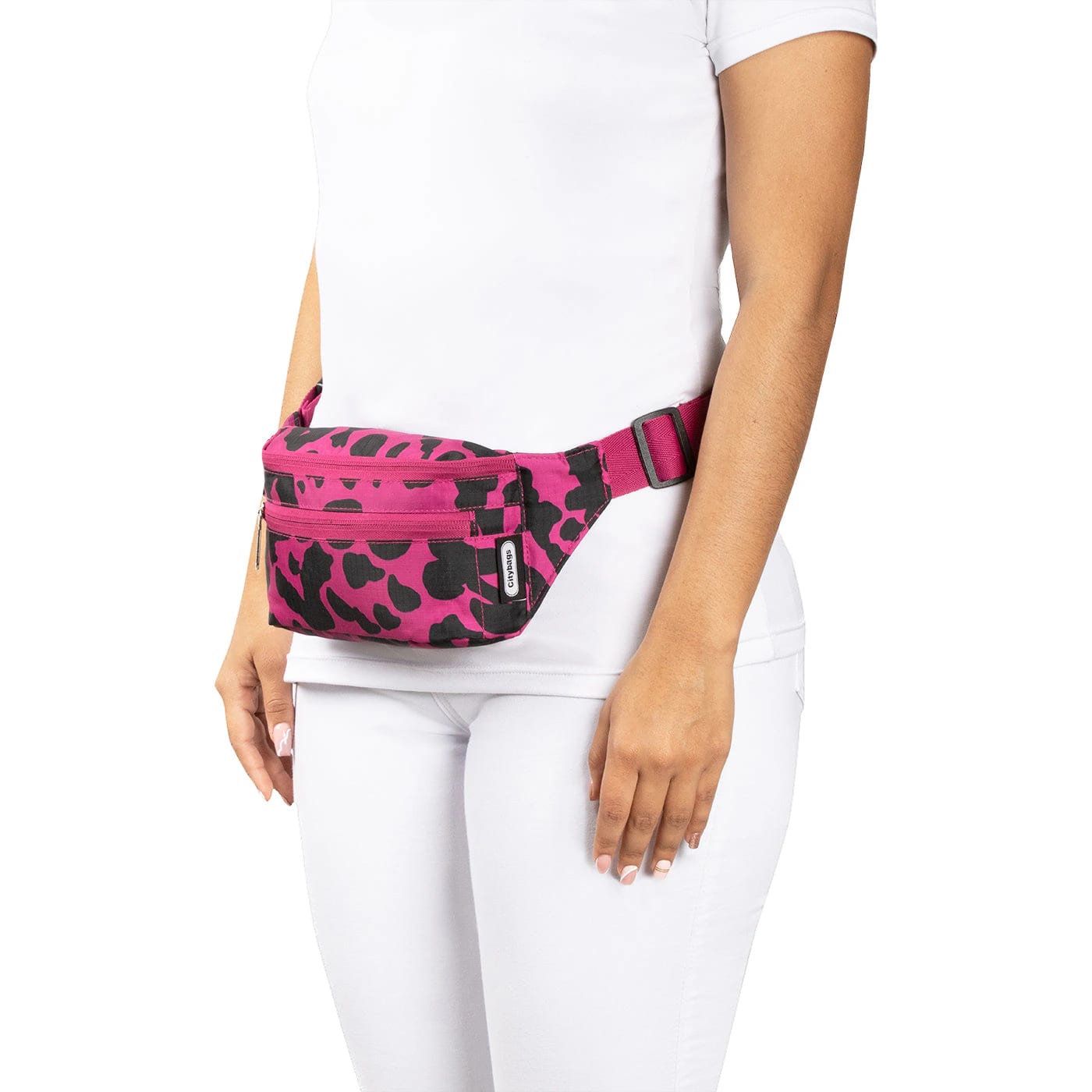 Canguro Plegable ULTRA Estampado Viva Magenta Citybags Multicolor - imagen 3