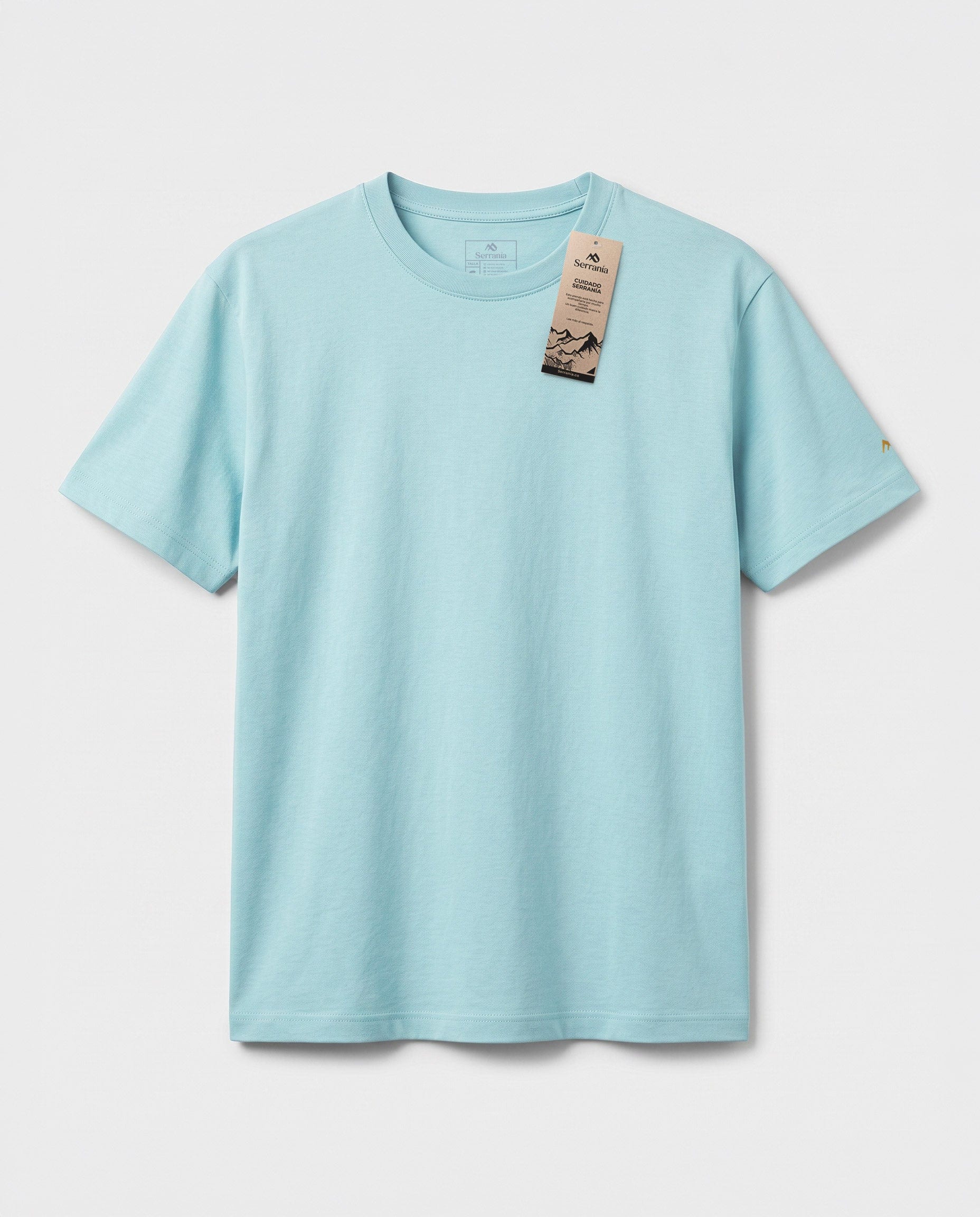 Camiseta Slim Fit Azul Claro - imagen 2