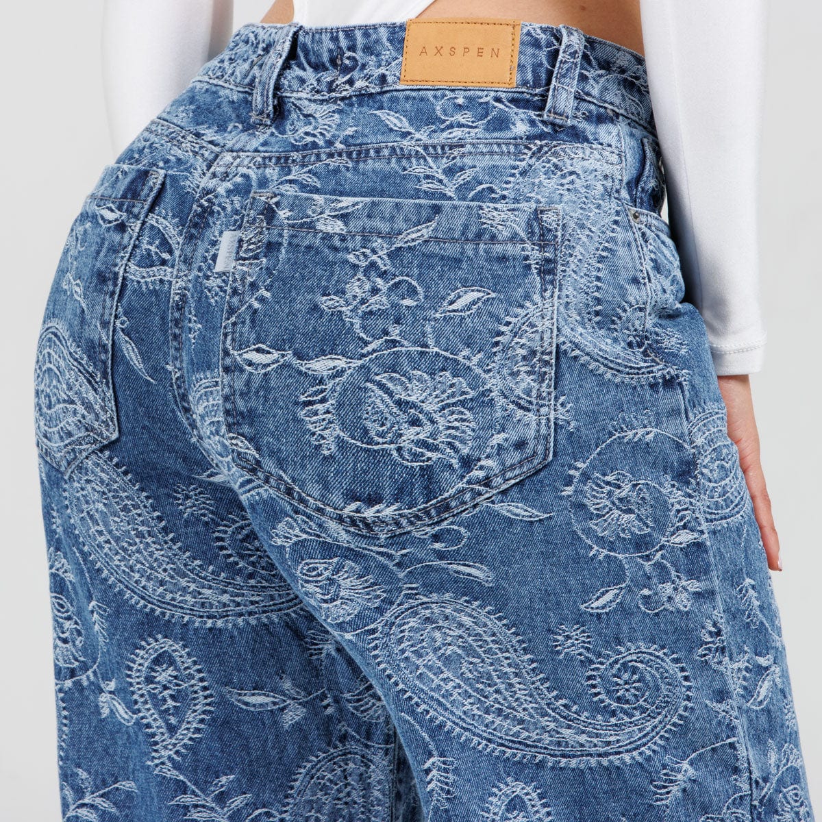 Jean Wide Leg Ax-3108 Rigido - imagen 4