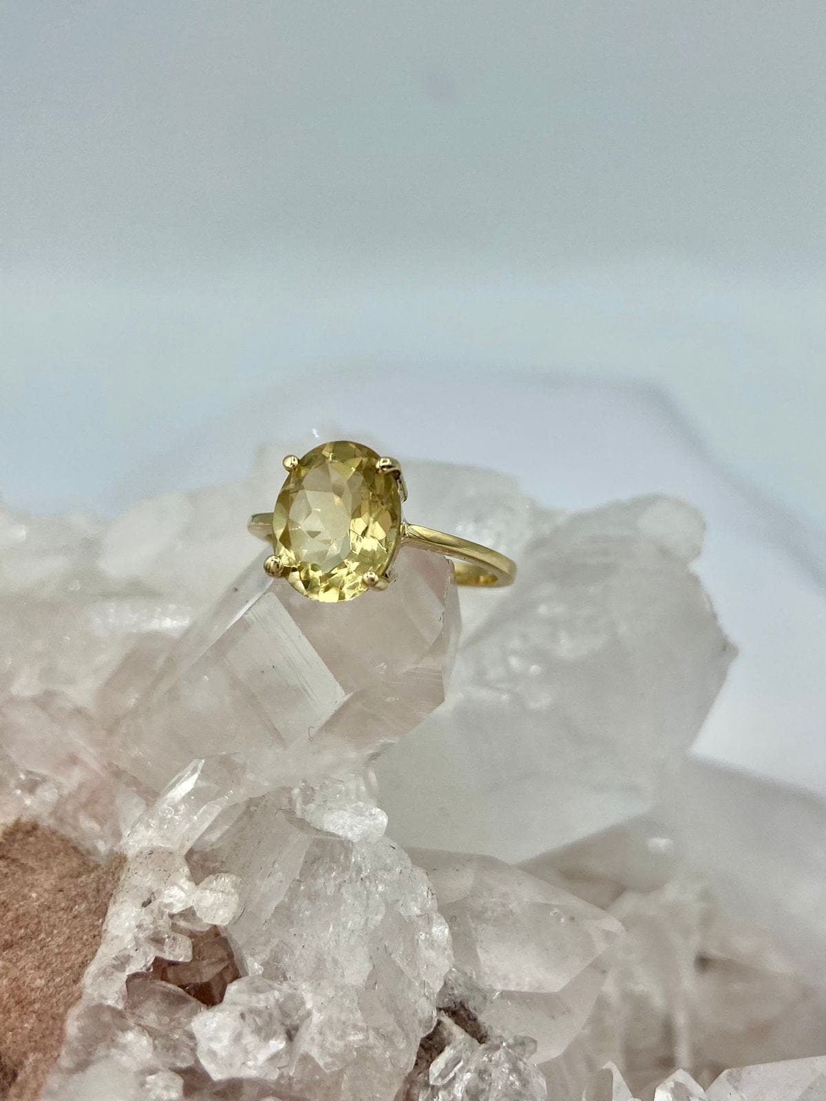 Aretes Citrino Oro 18K - imagen 2