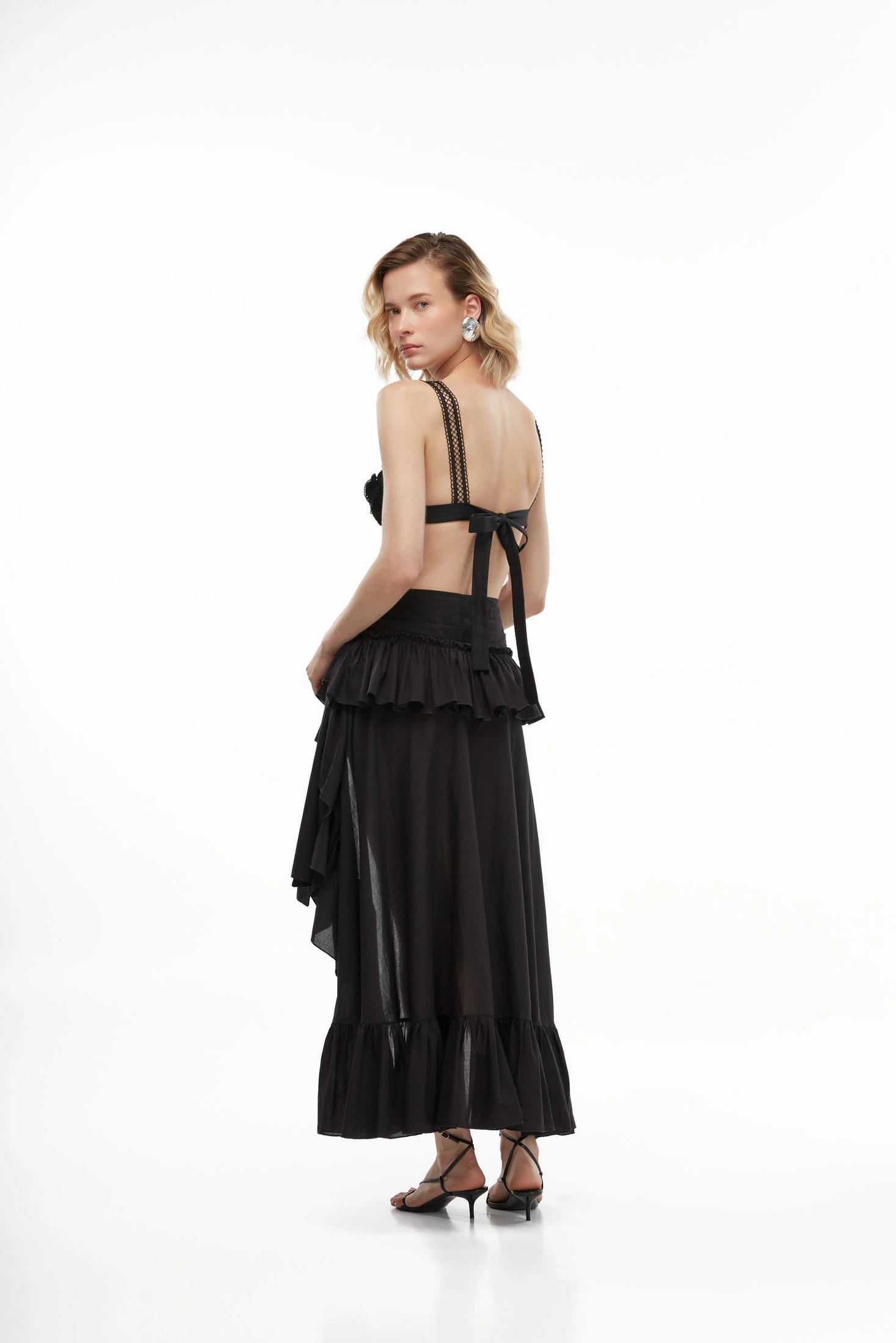 BAHAMAS WRAP SKIRT BLACK - imagen 2