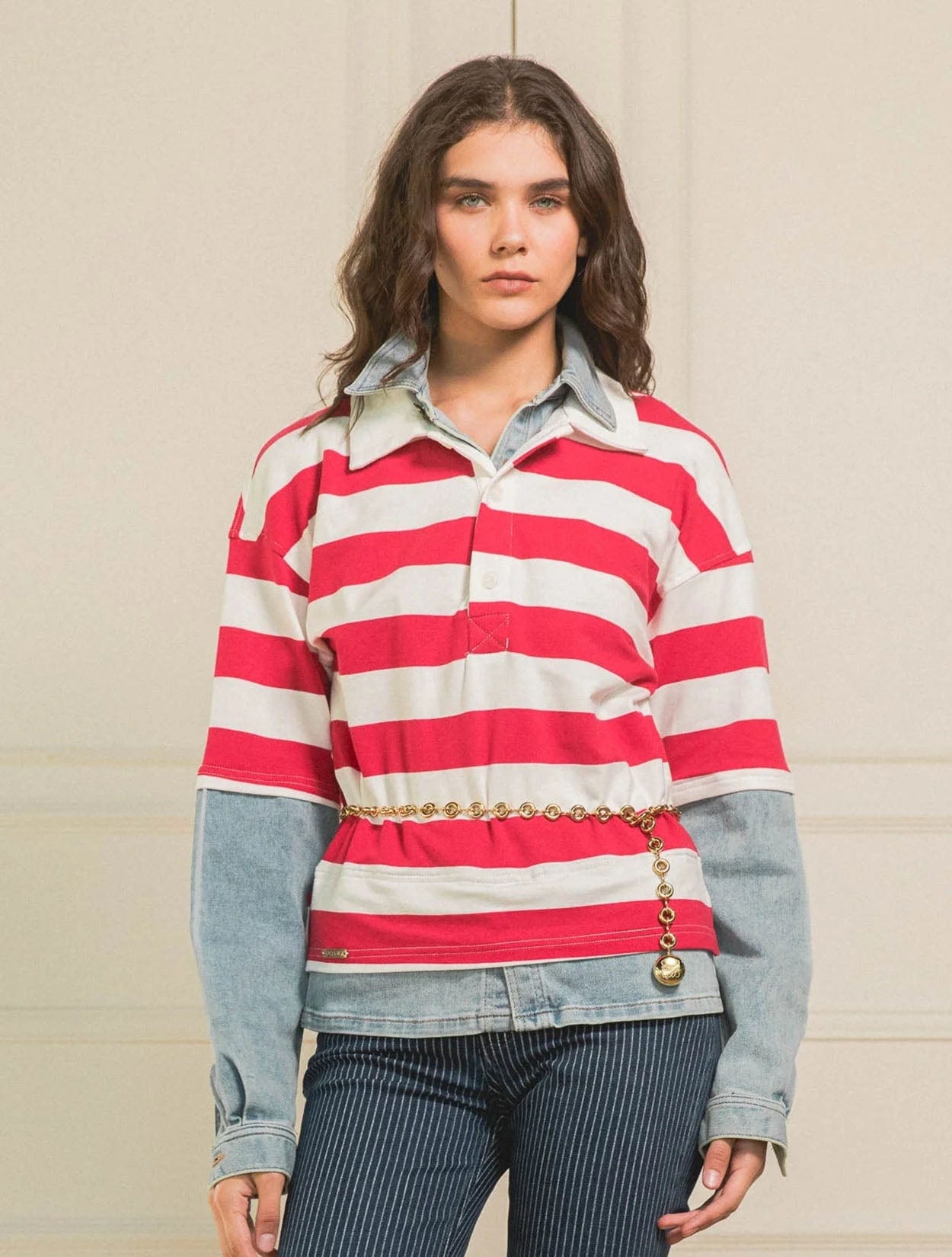 CAMISA POLO PREPPY LOVE RED - imagen 3