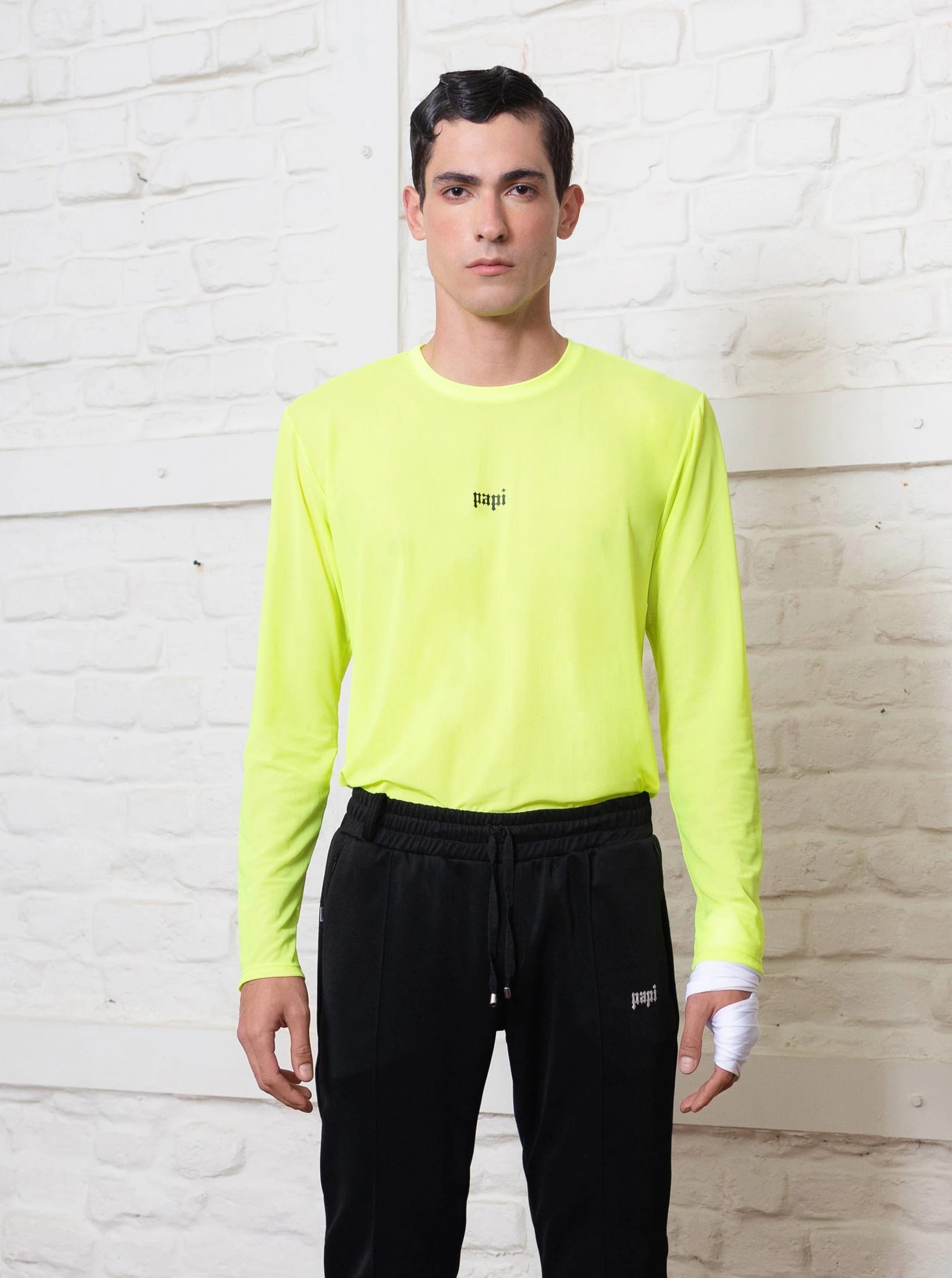 Mesh Long Sleeve T-Shirt - Neon - imagen 1