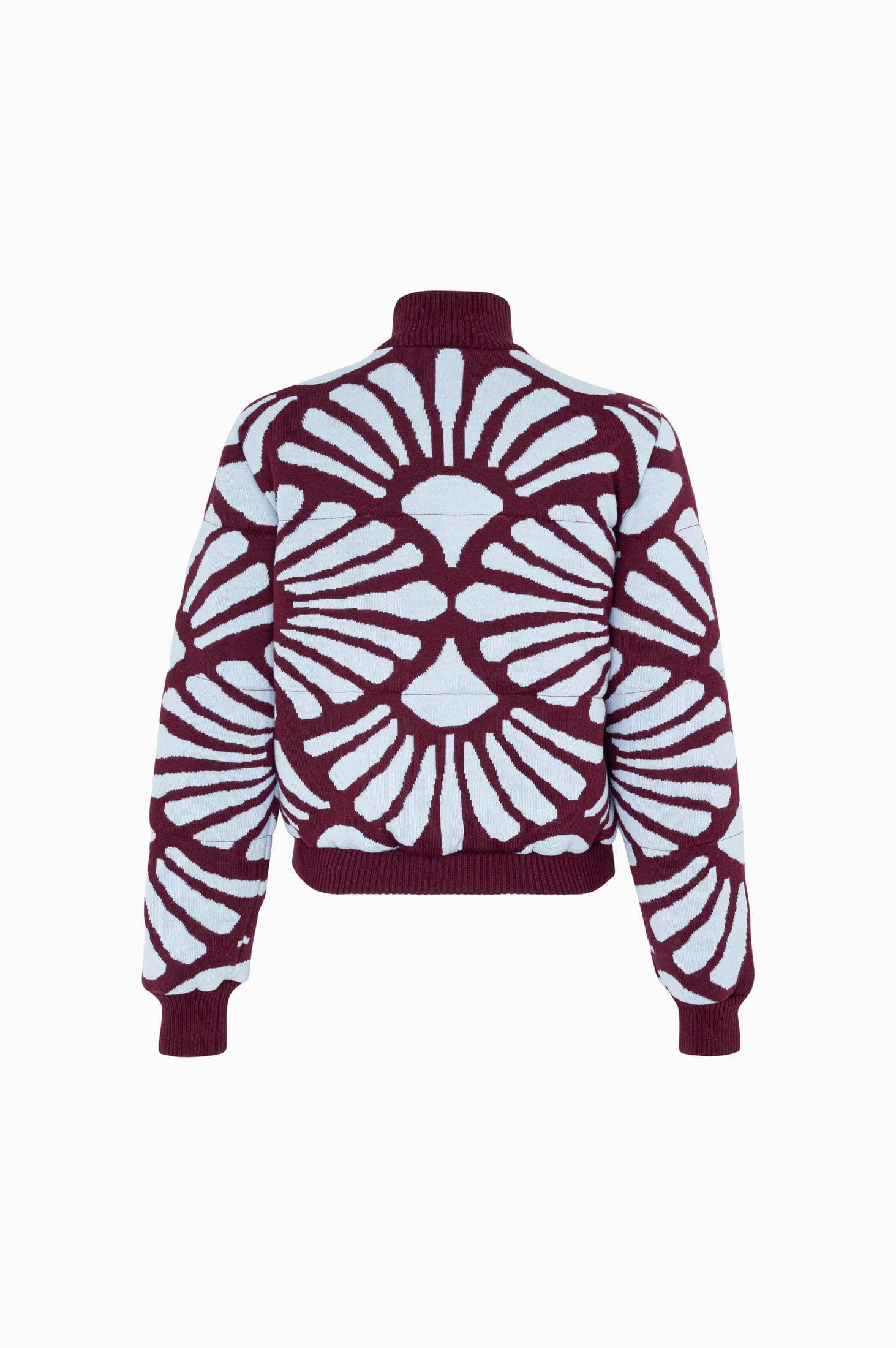 Bomber Jacket Venus Vinotinto-Celeste - imagen 8