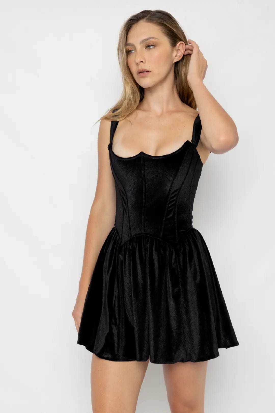 VESTIDO SUZETTE NEGRO - imagen 2