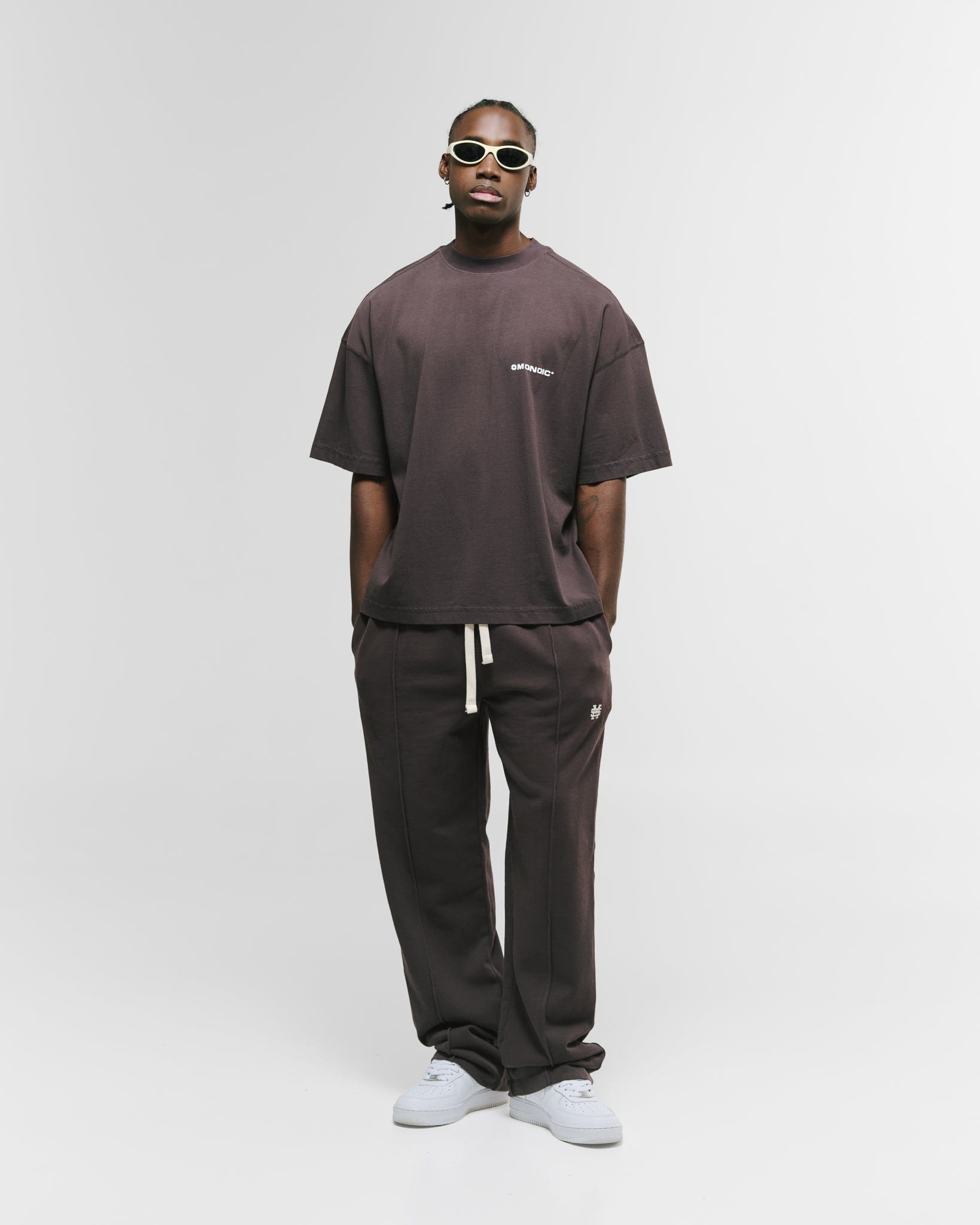Camiseta Boxy Fit Básica V4 - Café Chocolate - imagen 5