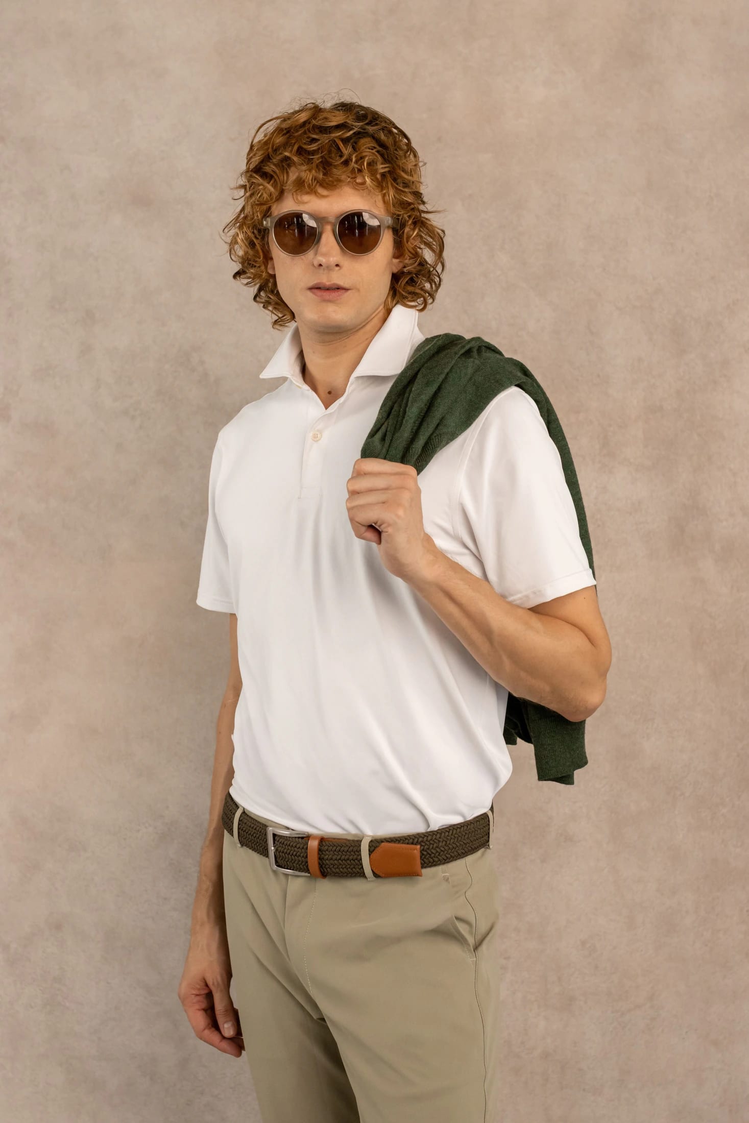 Polo Performance Antiarrugas Blanca - imagen 1