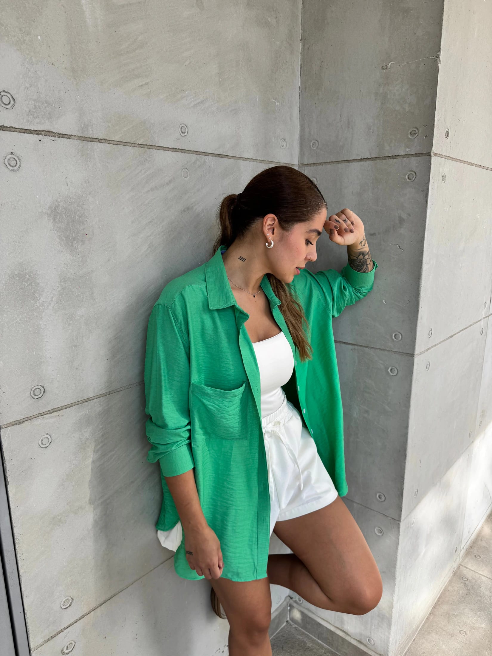 Camisera Playita Verde Jade - imagen 3