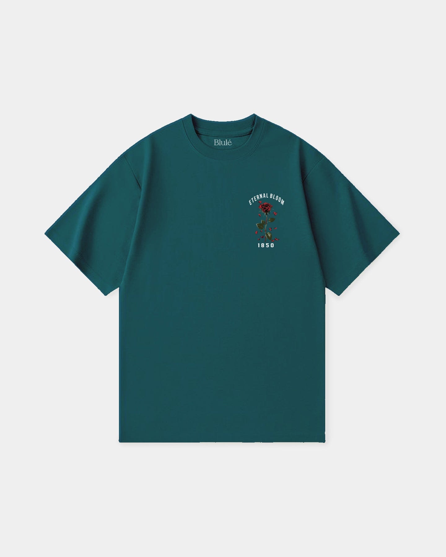 Oversized T Shirt Eternal Bloom Dark Green - imagen 2