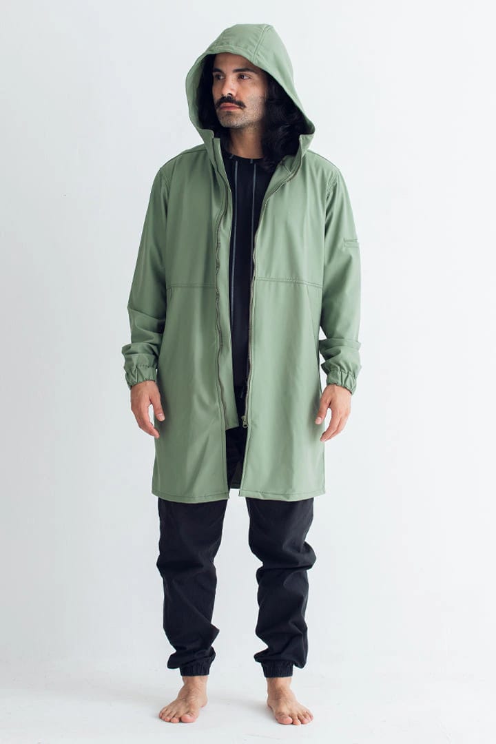 Chaqueta para lluvia verde - imagen 1