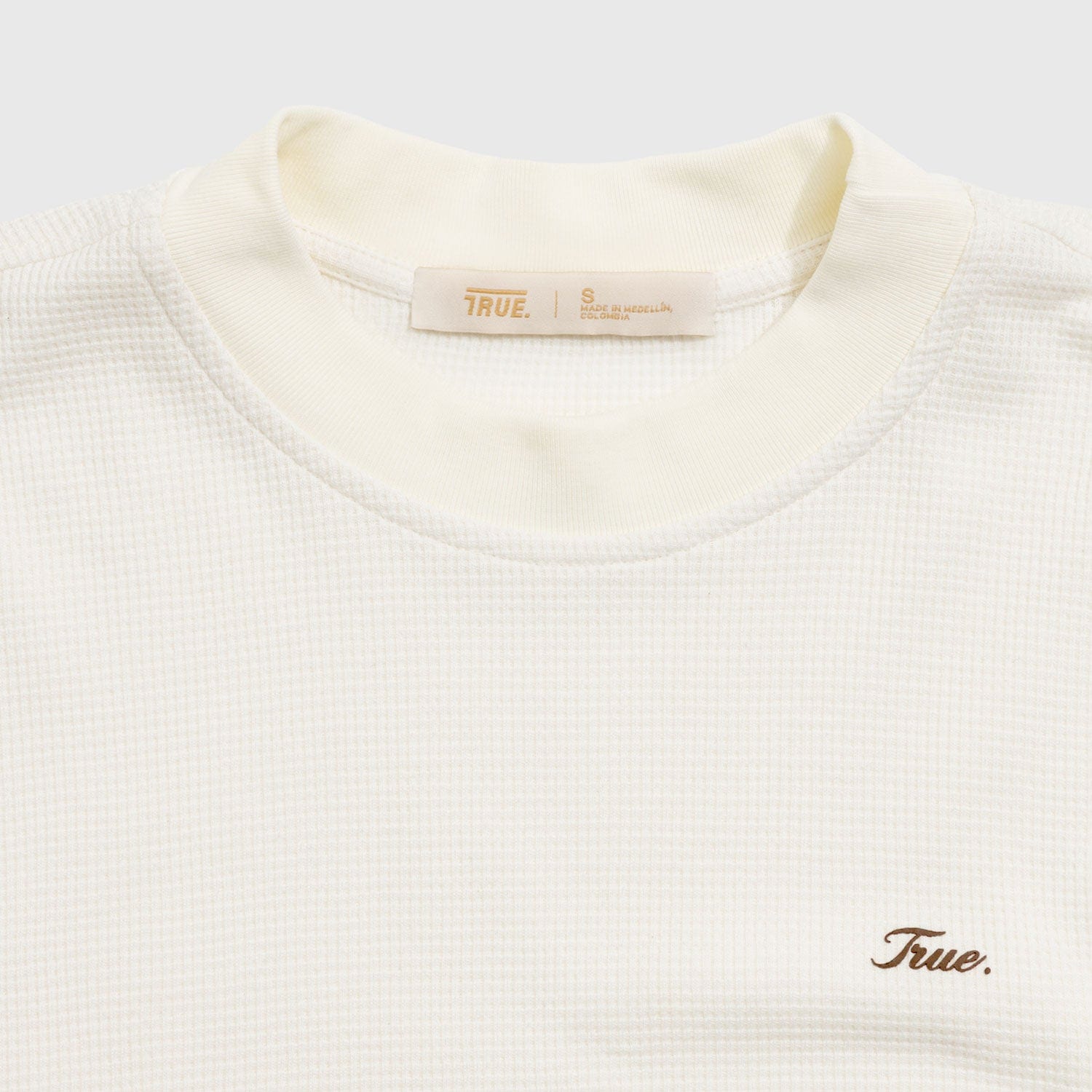 Textured Boxy Tee - Cream - imagen 2