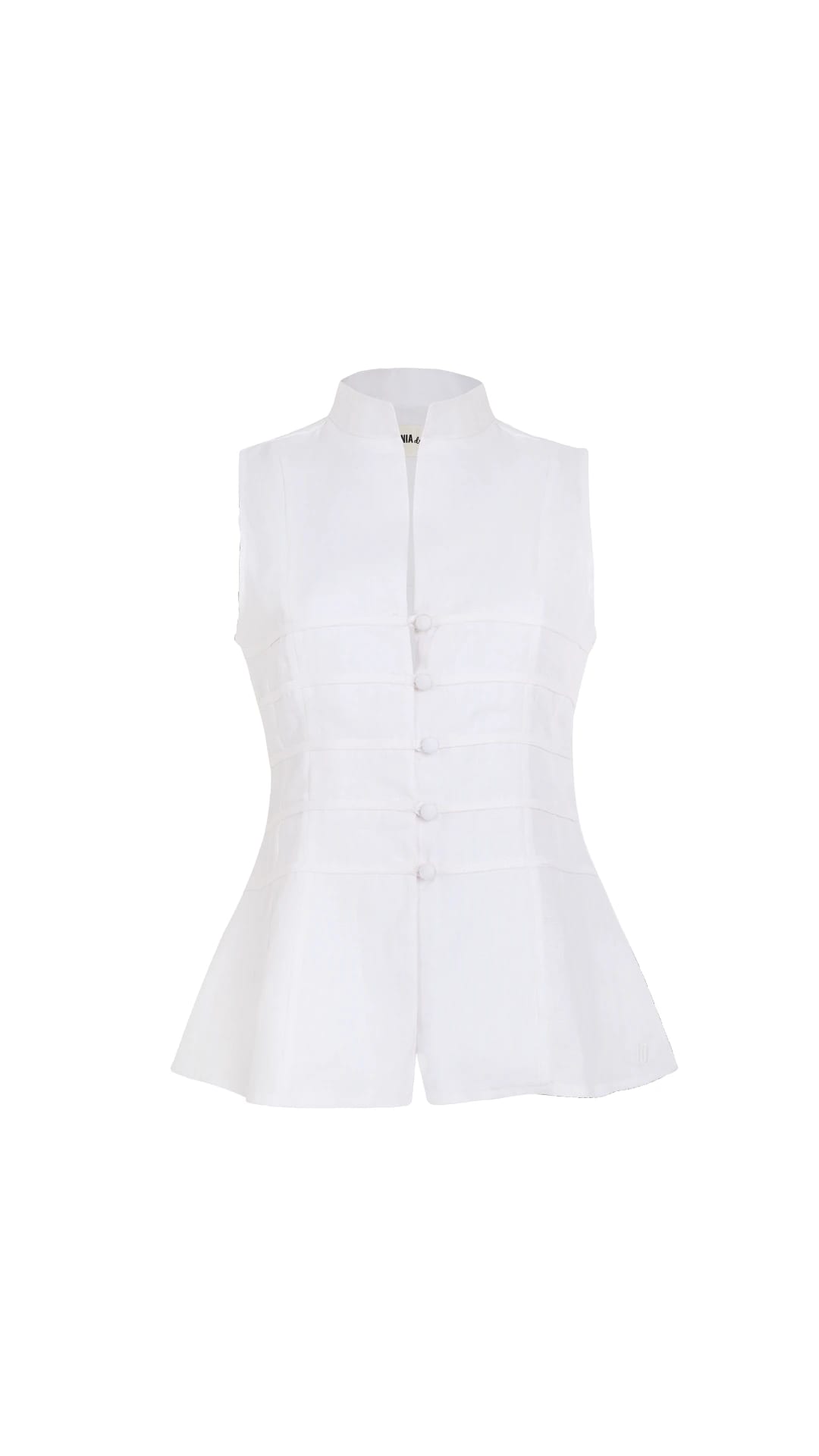 Top Nia de lino | Blanco - imagen 2
