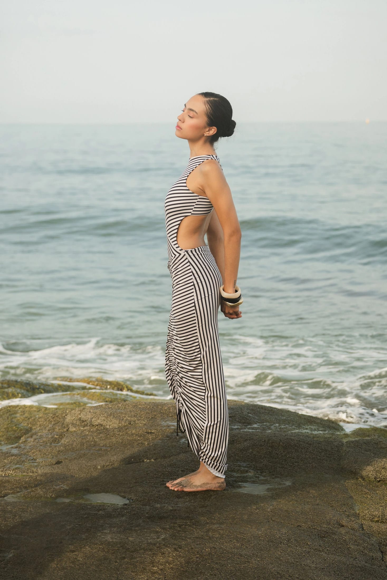 SURI SKIRT - BLACK/IVORY - imagen 4