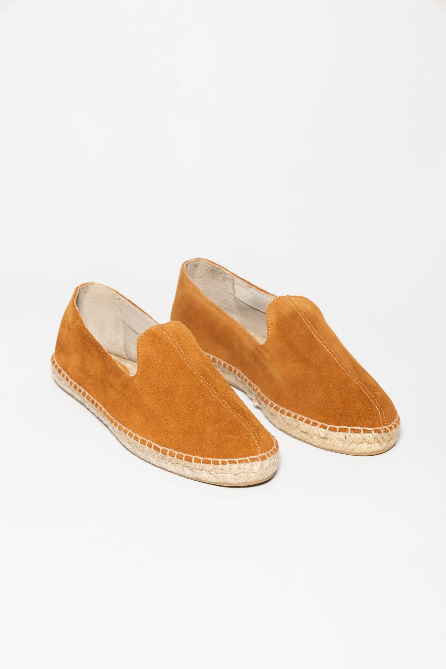 Men's leather espadrille camel - imagen 2