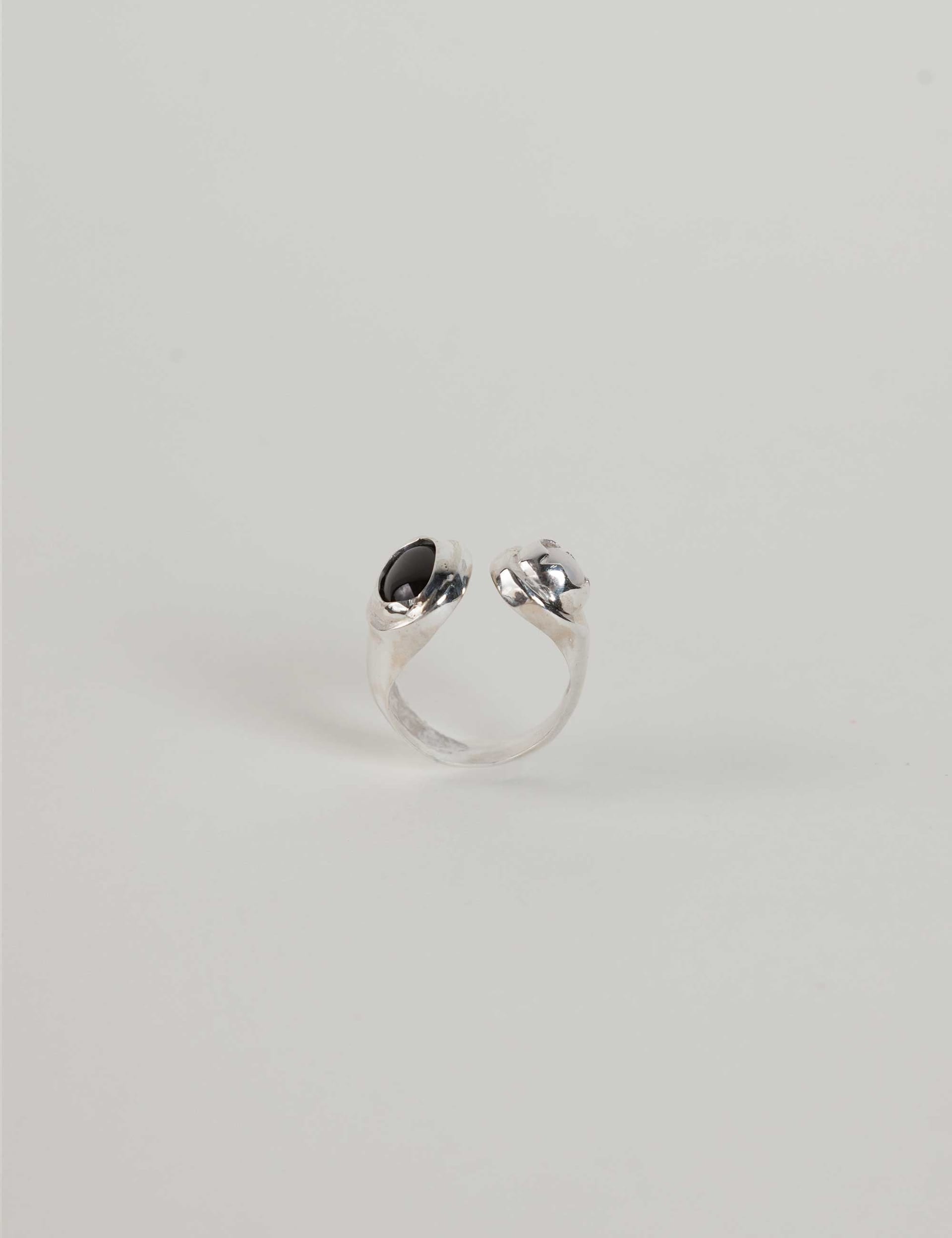 Anillo Lado Revés Ónix - imagen 3