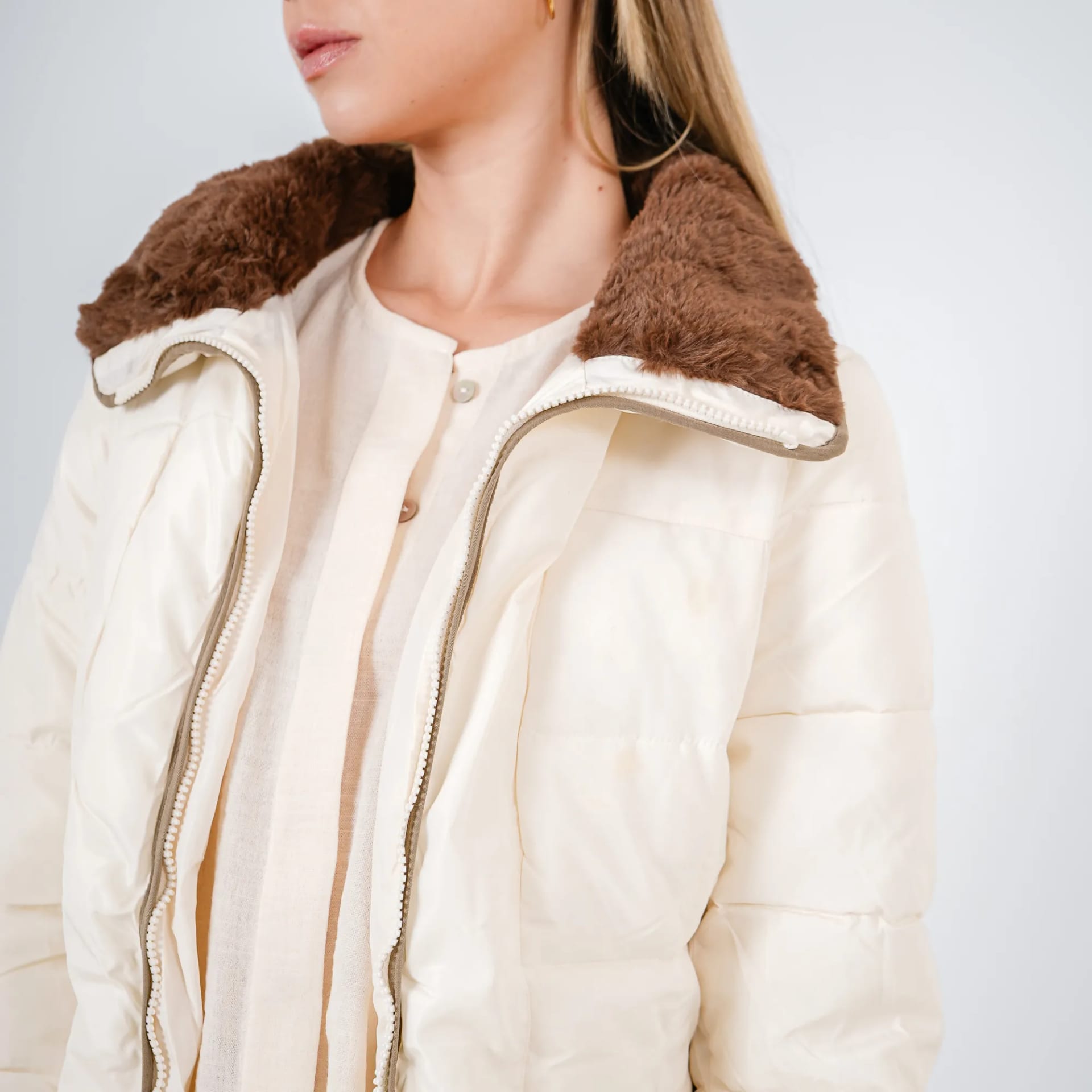 Chaqueta Cuello Tortuga Manga Larga - imagen 6