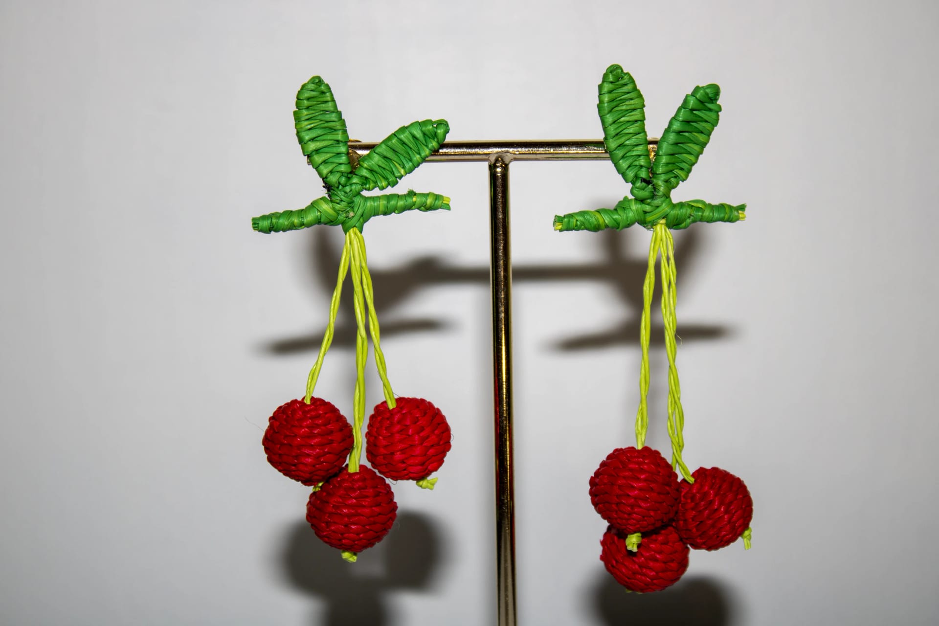 Aretes Iraca Fresas - imagen 3