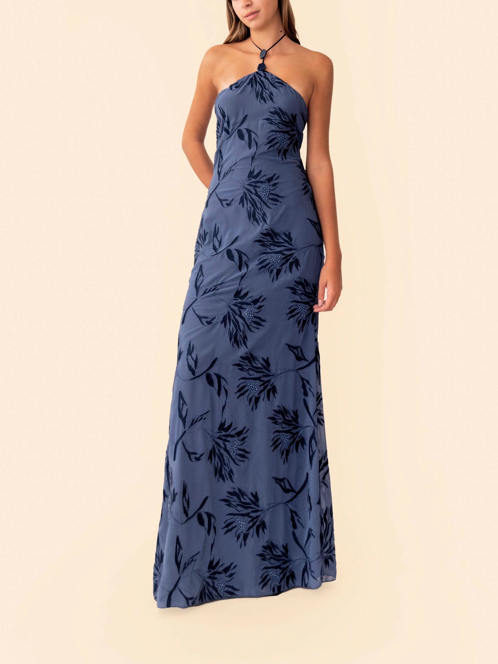 SARANIA DRESS NAVY BLUE - imagen 3