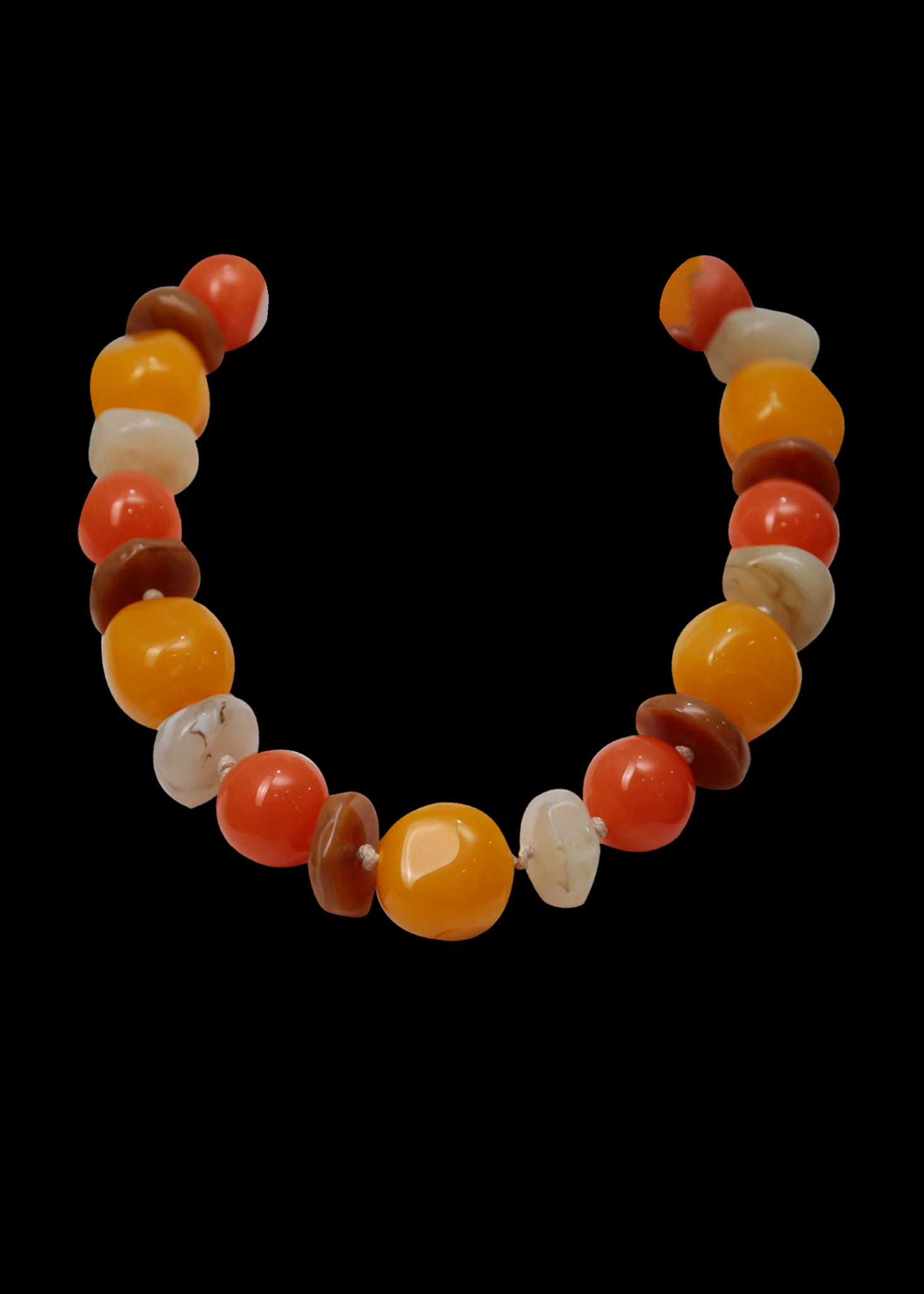 Collar Tulipan Naranja - imagen 1